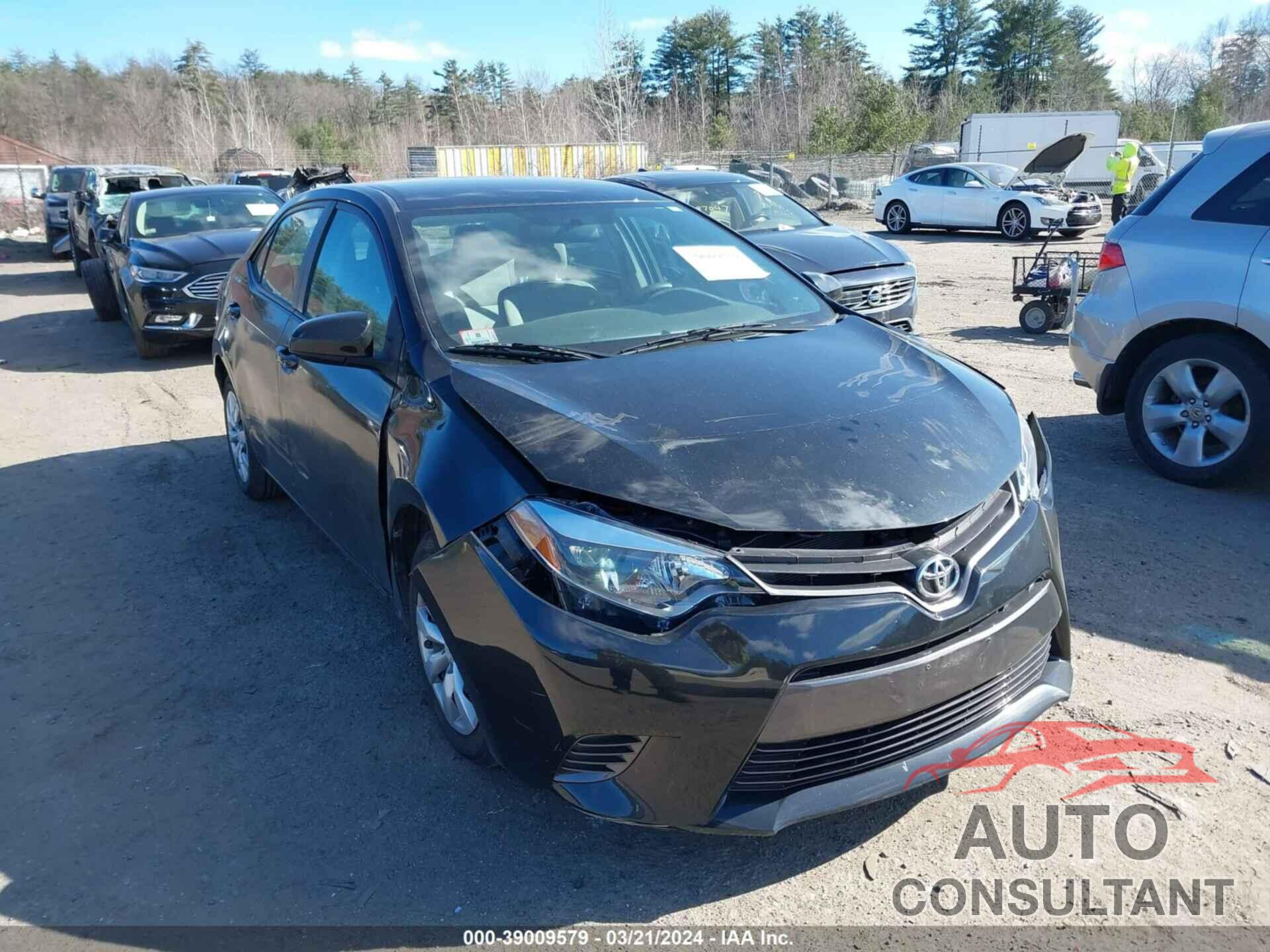 TOYOTA COROLLA 2016 - 2T1BURHEXGC660631