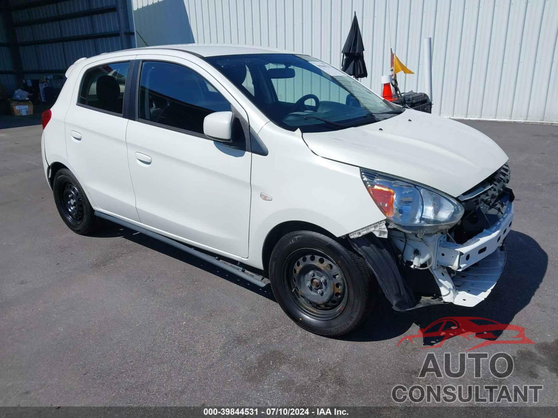 MITSUBISHI MIRAGE 2019 - ML32A3HJ1KH004876