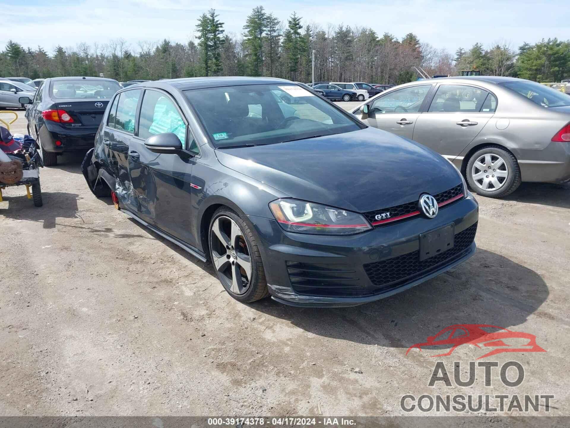 VOLKSWAGEN GOLF GTI 2016 - 3VW5T7AU9GM063142