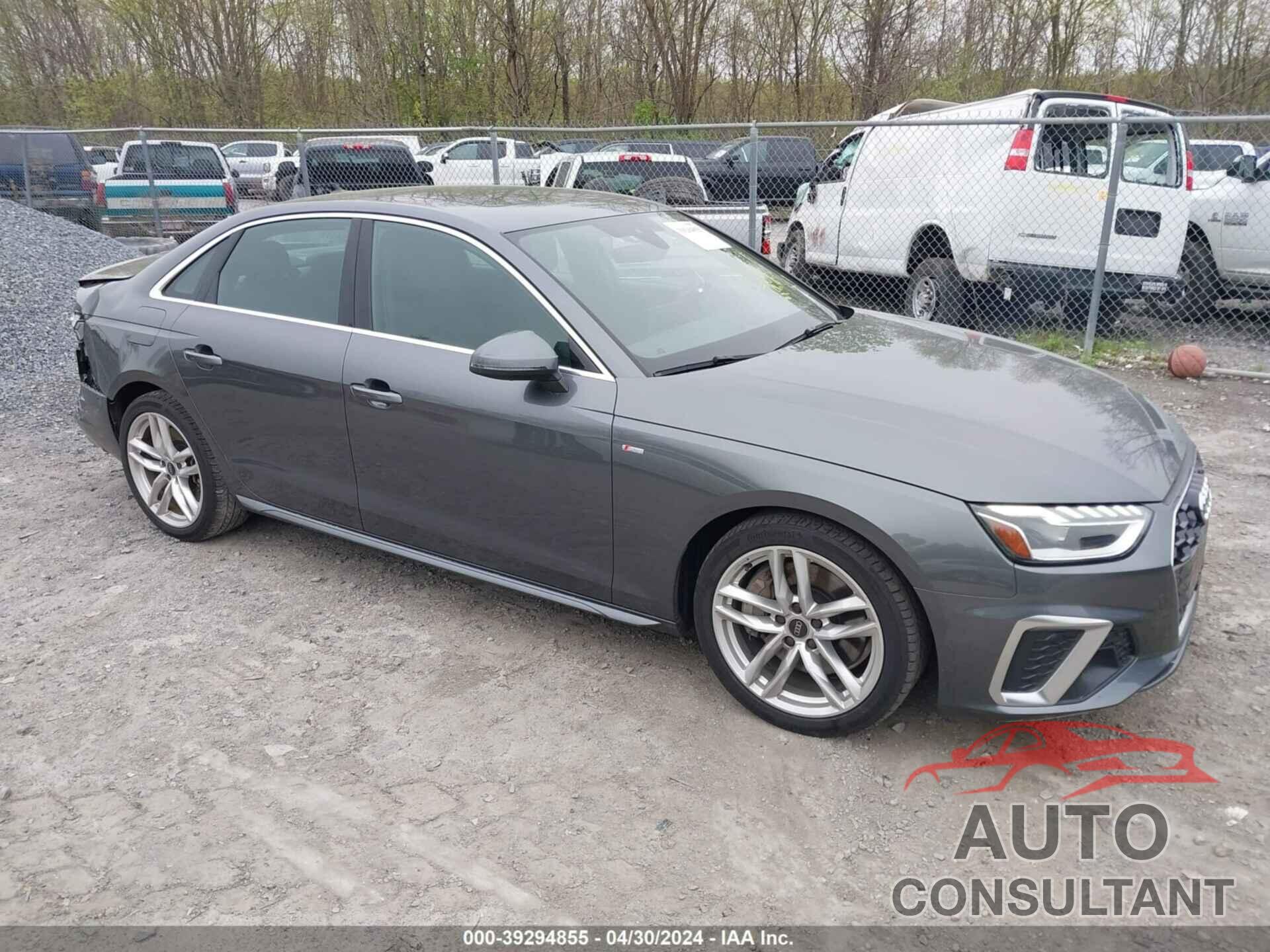 AUDI A4 2022 - WAUEAAF49NN012836