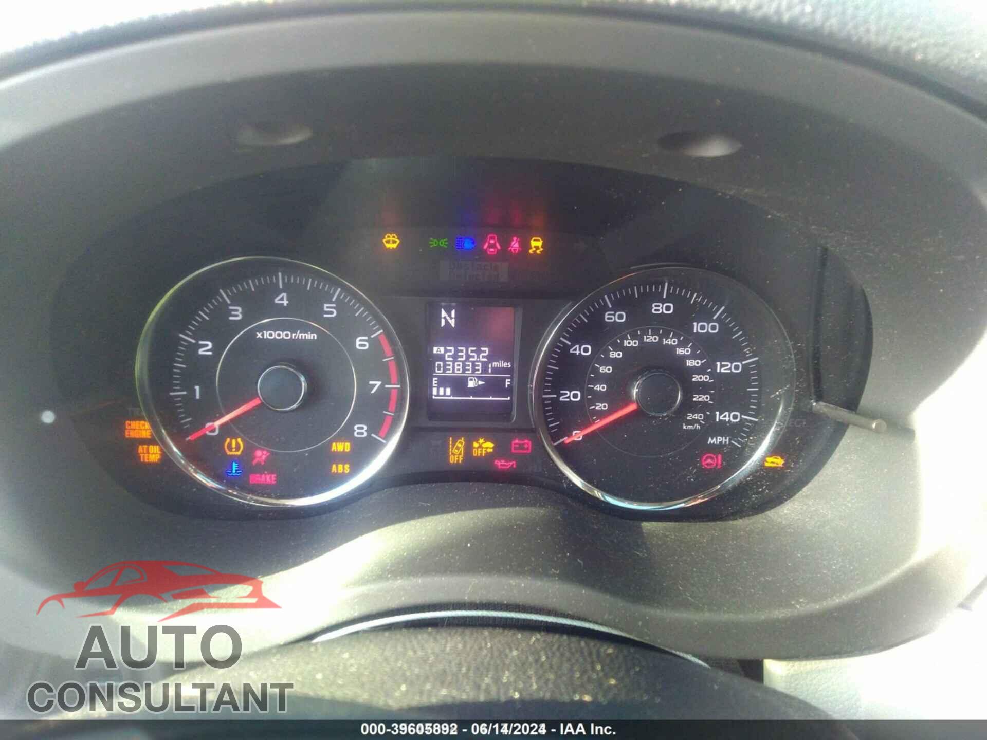 SUBARU FORESTER 2014 - JF2SJAPC8EH487664