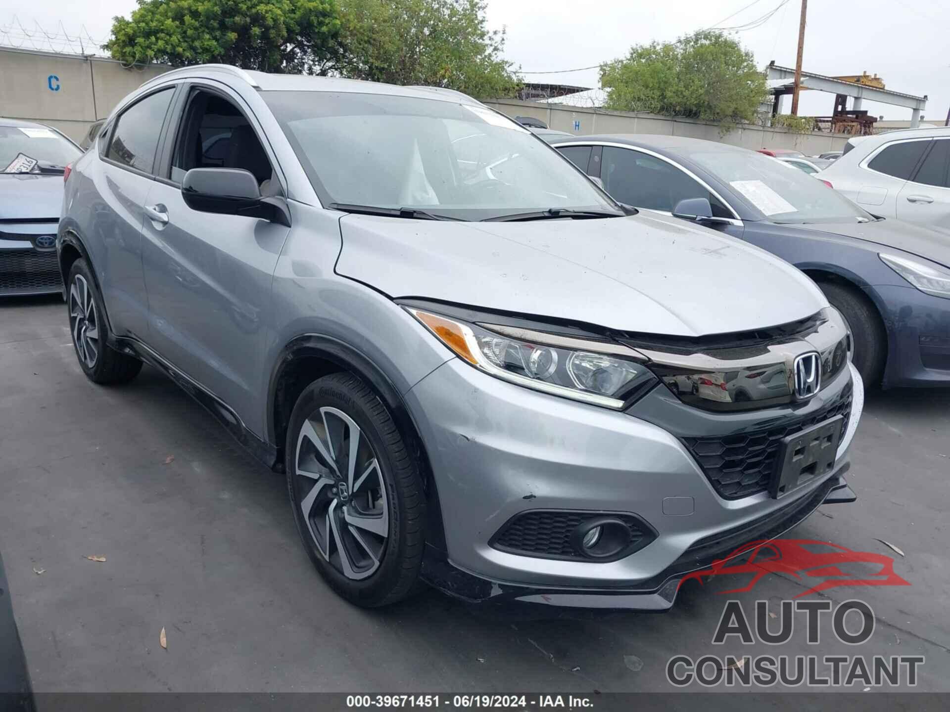 HONDA HR-V 2020 - 3CZRU5H17LM704584