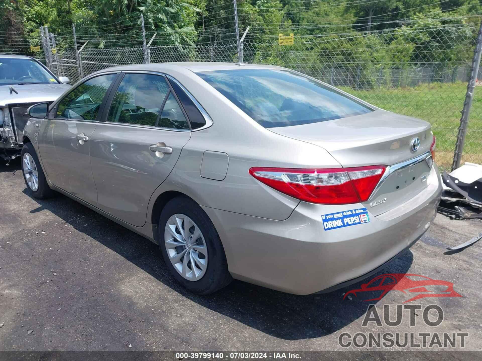 TOYOTA CAMRY HYBRID 2016 - 4T1BD1FK2GU199305