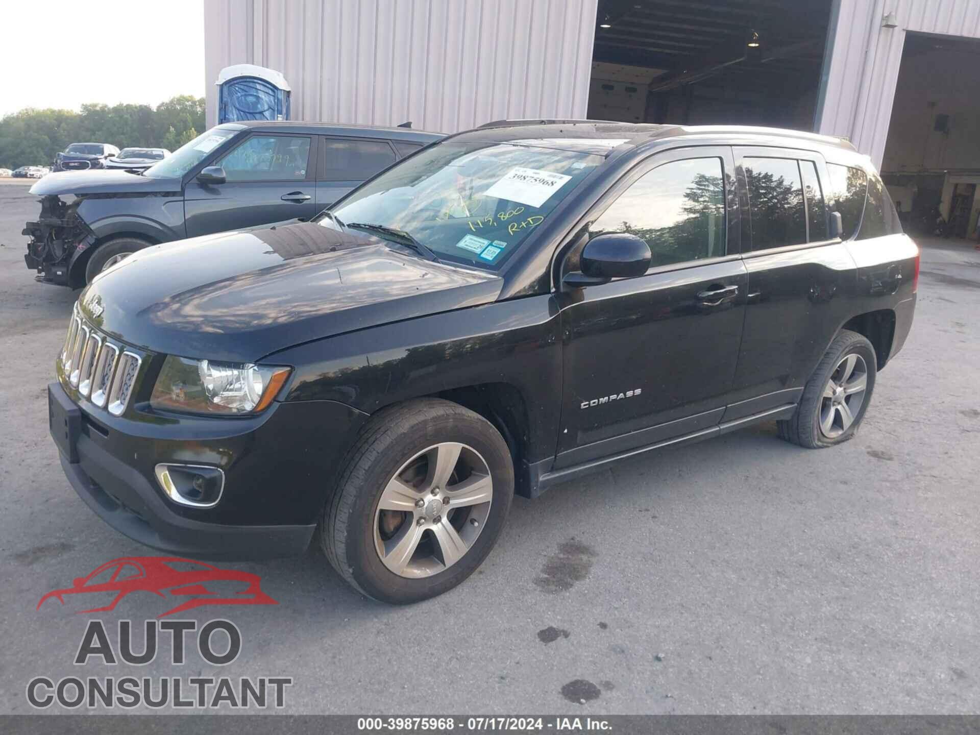 JEEP COMPASS 2017 - 1C4NJDEB3HD168076