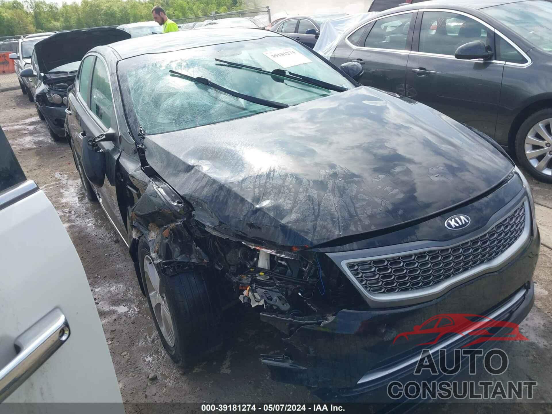 KIA OPTIMA HYBRID 2016 - KNAGM4AD1G5096565