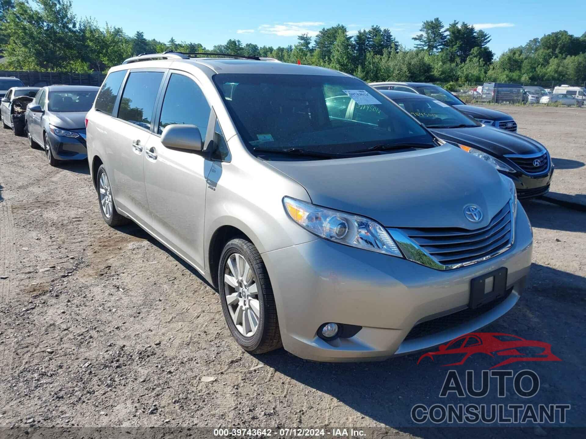 TOYOTA SIENNA 2017 - 5TDDZ3DC5HS183322