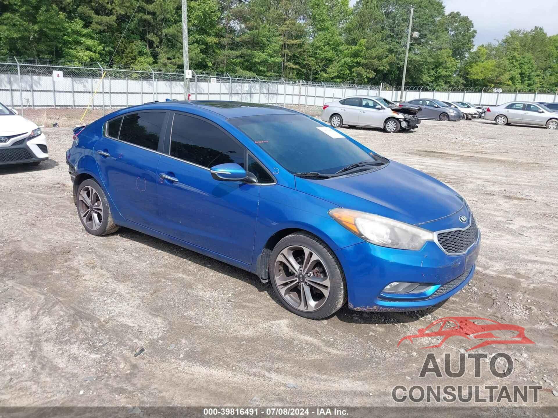 KIA FORTE 2014 - KNAFZ4A83E5102587