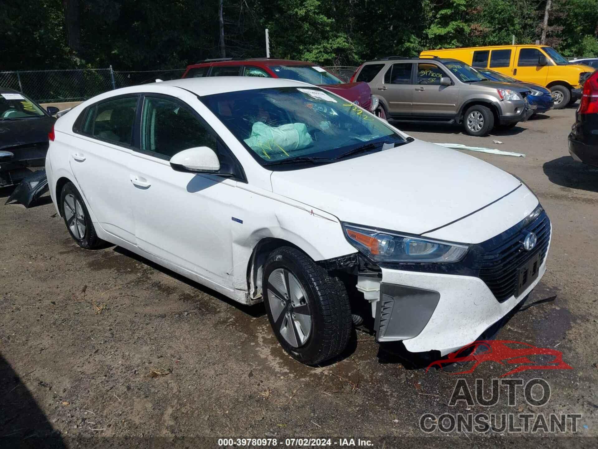 HYUNDAI IONIQ HYBRID 2019 - KMHC65LC5KU173812