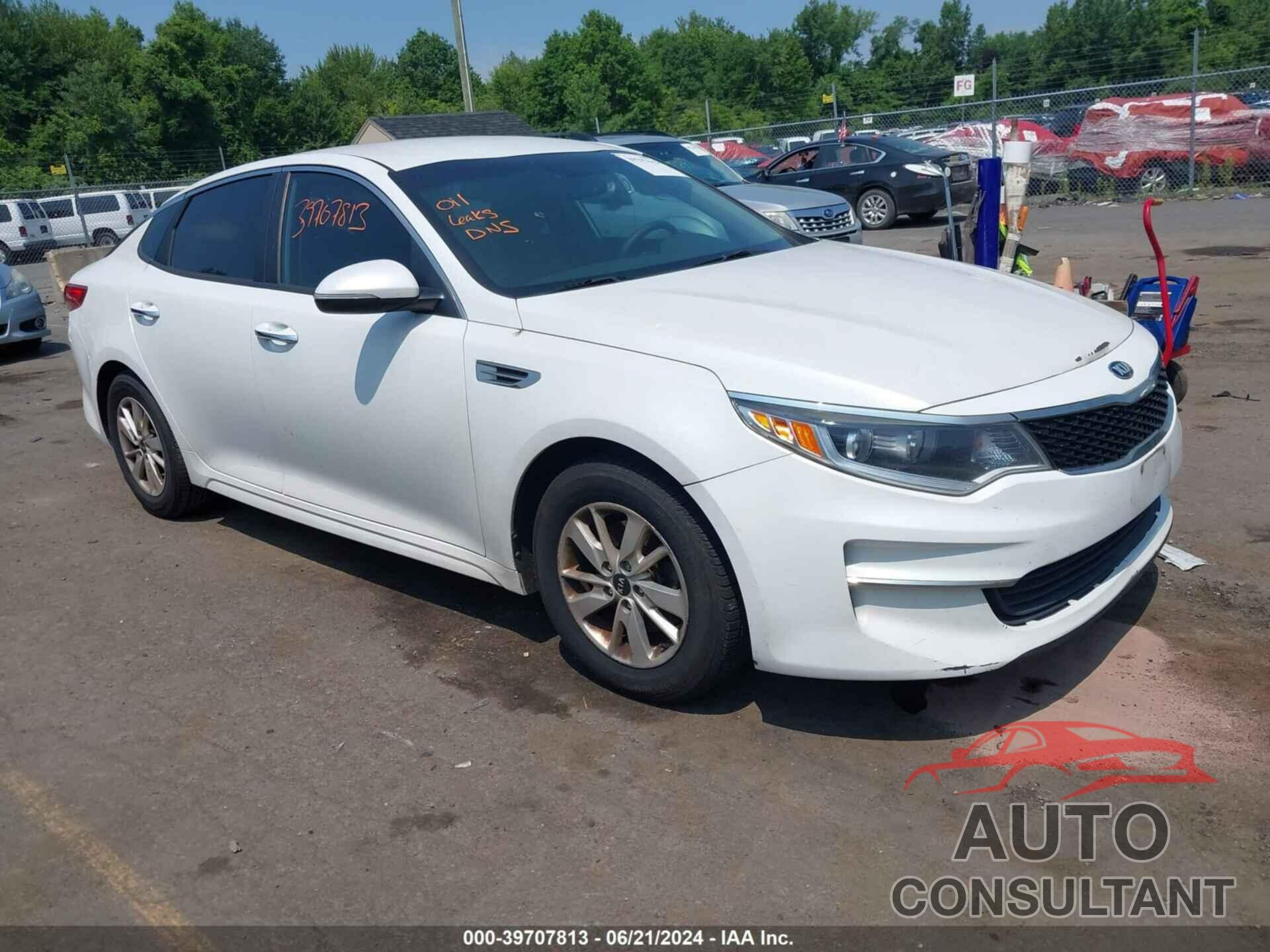 KIA OPTIMA 2016 - 5XXGT4L36GG050476