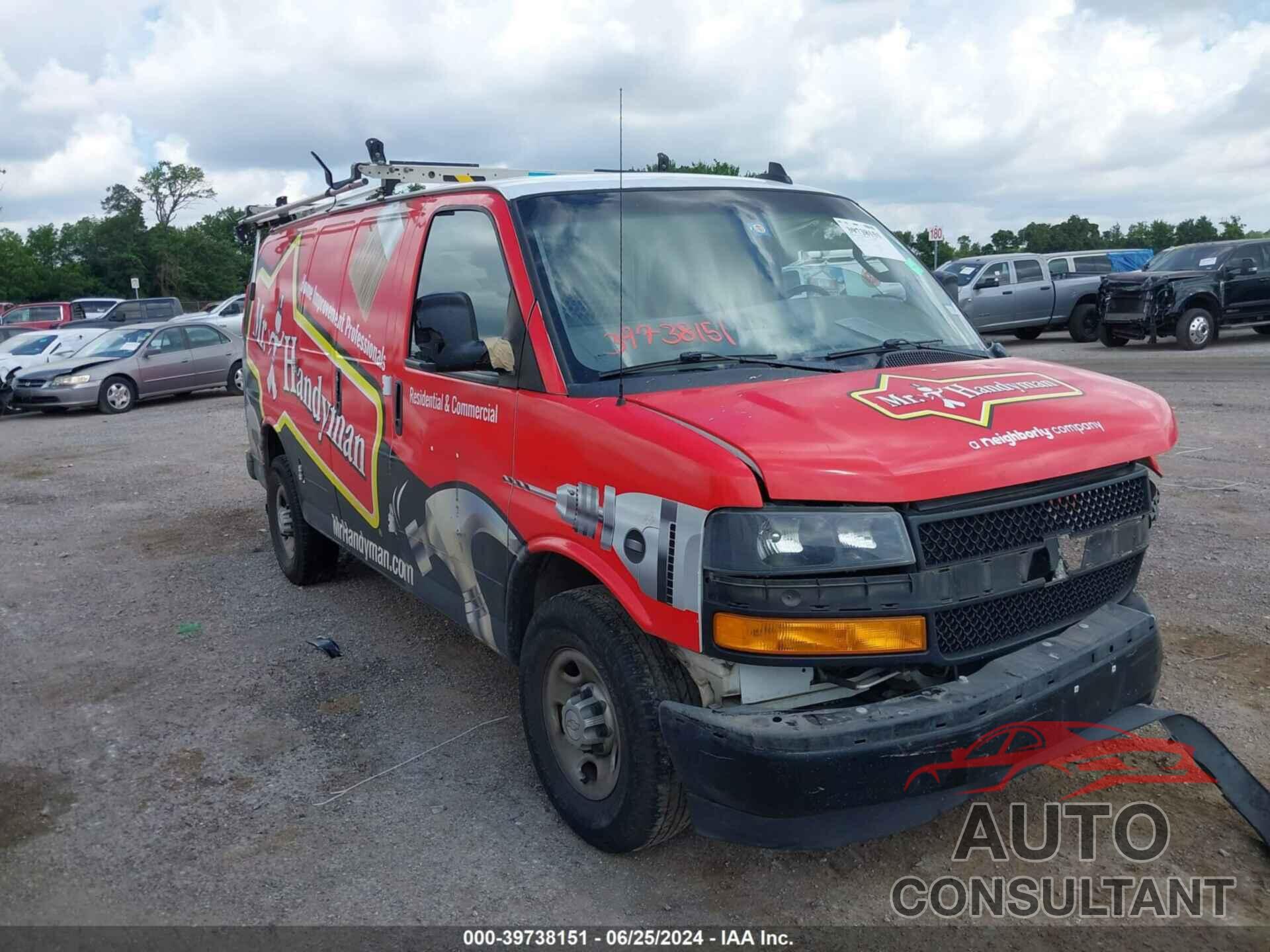 CHEVROLET EXPRESS 2500 2019 - 1GCWGAFGXK1263562