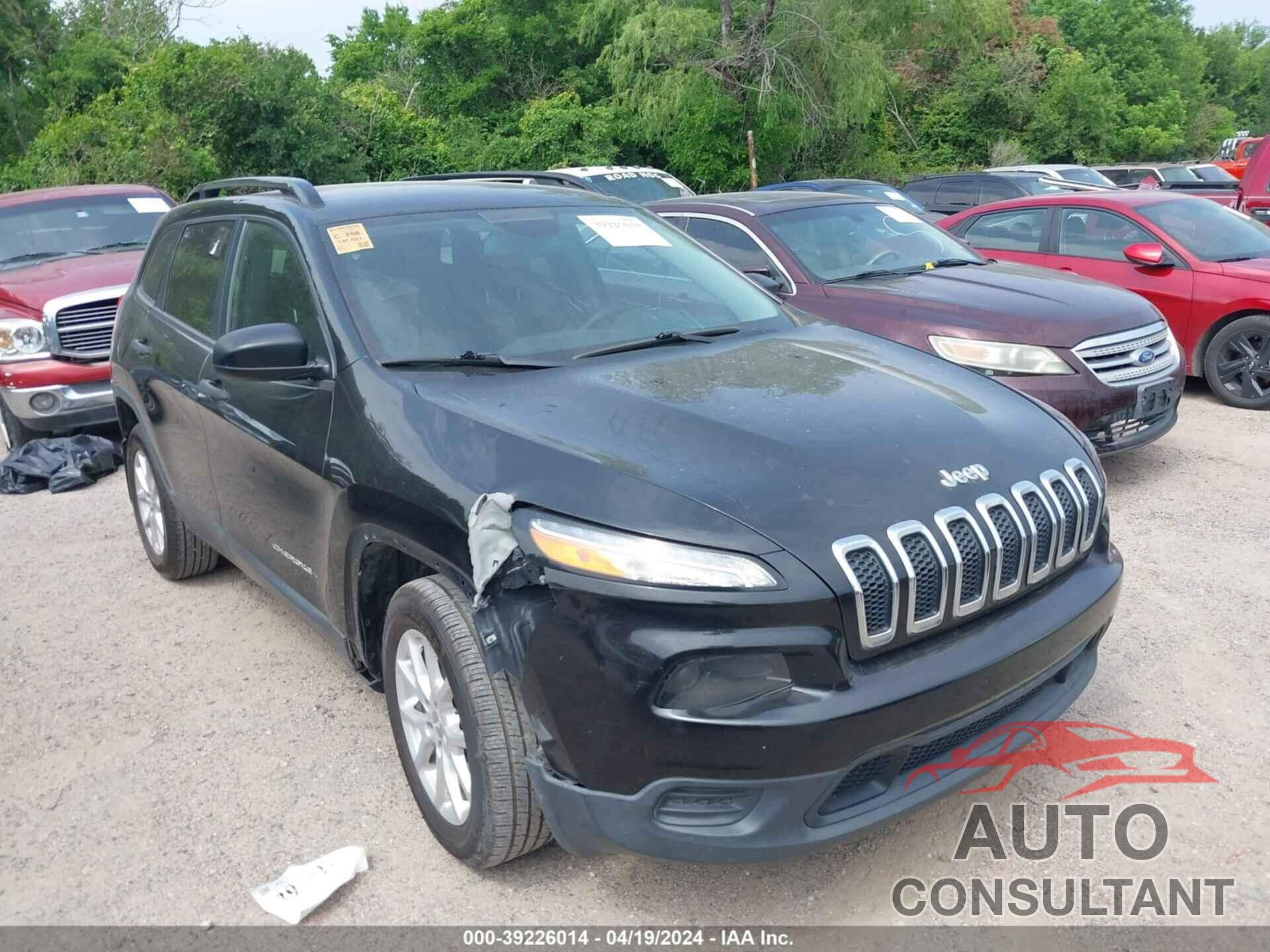 JEEP CHEROKEE 2016 - 1C4PJLAB6GW258754