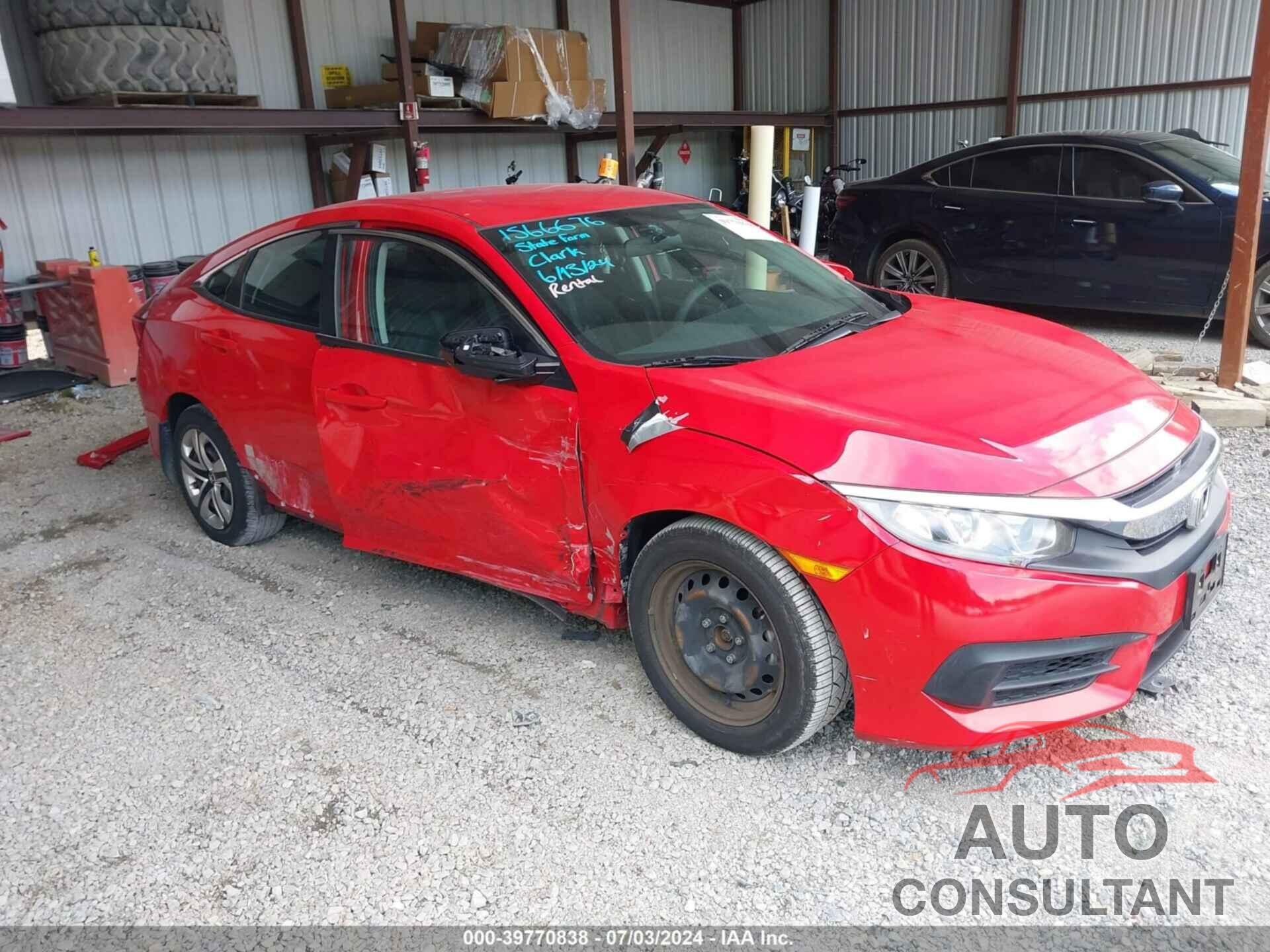 HONDA CIVIC 2017 - 2HGFC2F5XHH546510