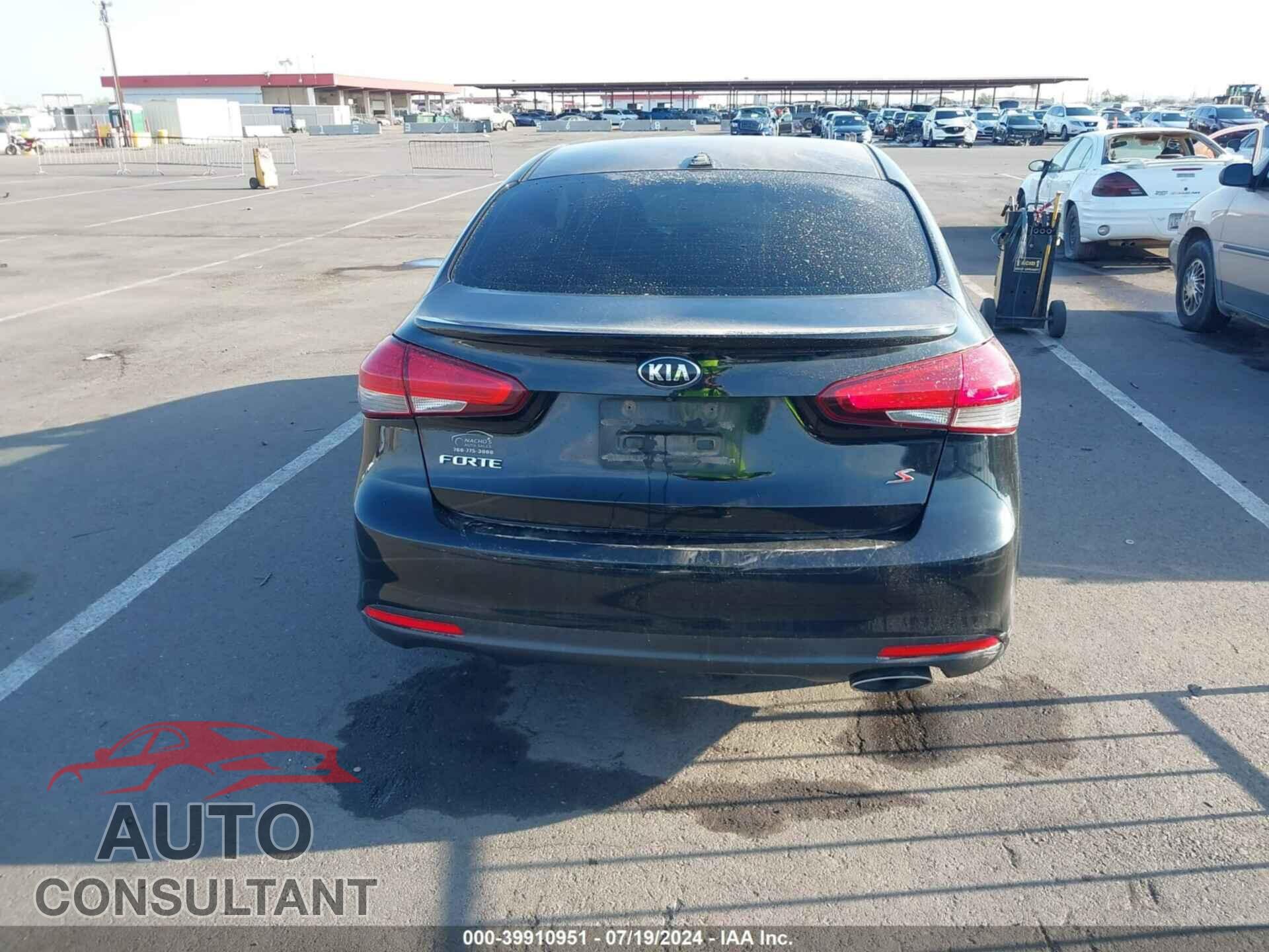 KIA FORTE 2017 - 3KPFL4A76HE028456
