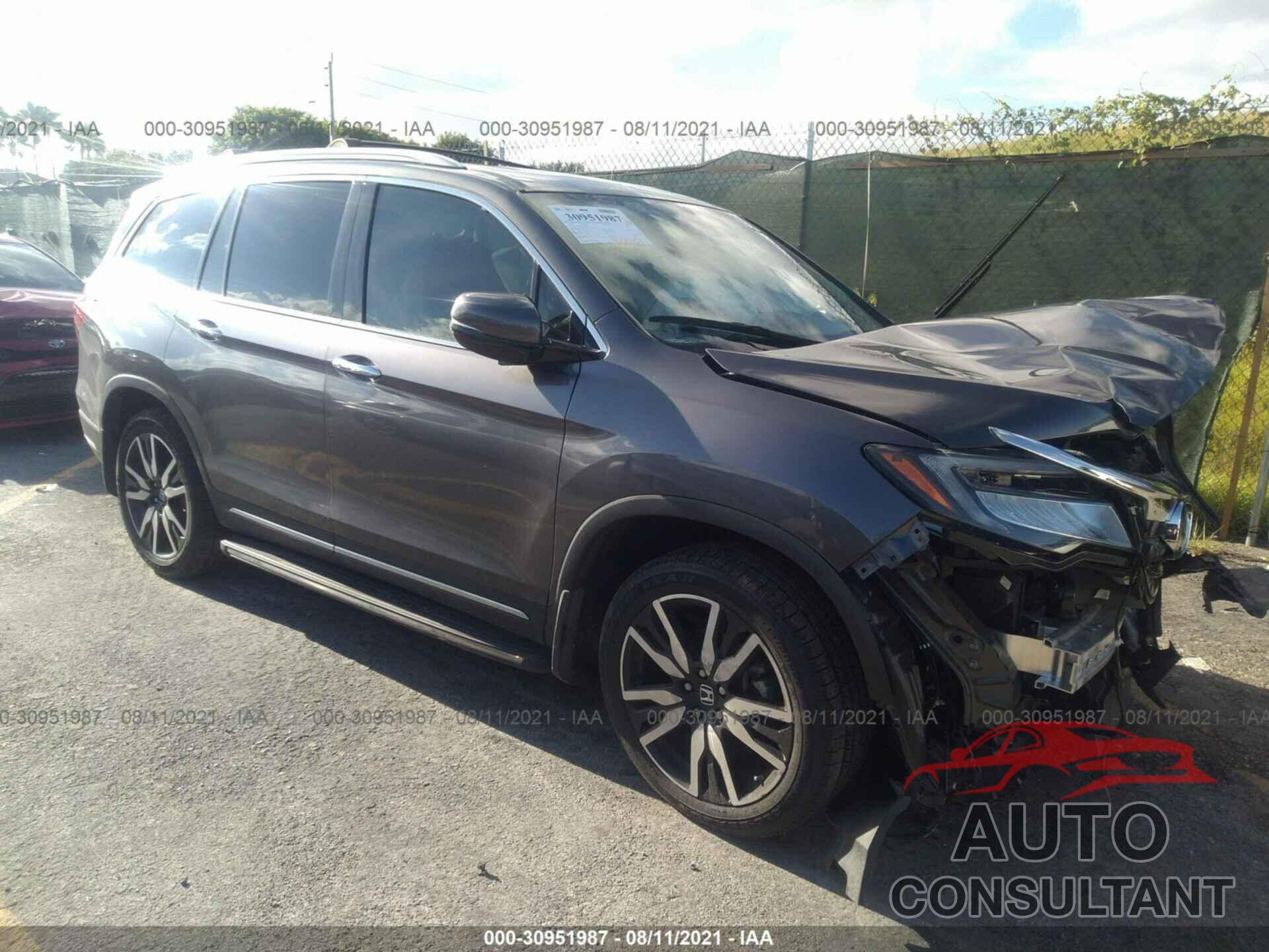 HONDA PILOT 2019 - 5FNYF5H92KB008252