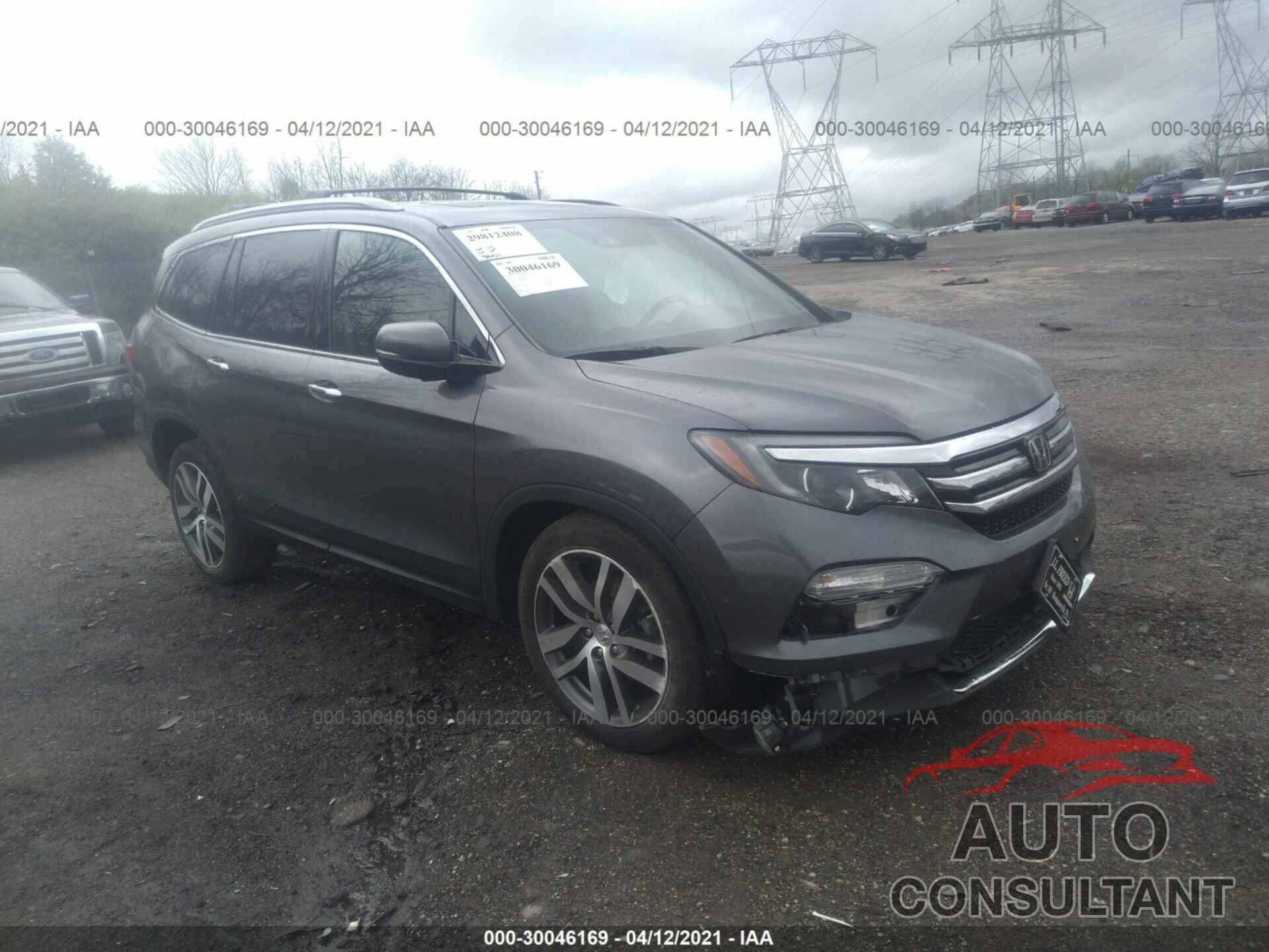 HONDA PILOT 2017 - 5FNYF6H08HB006537