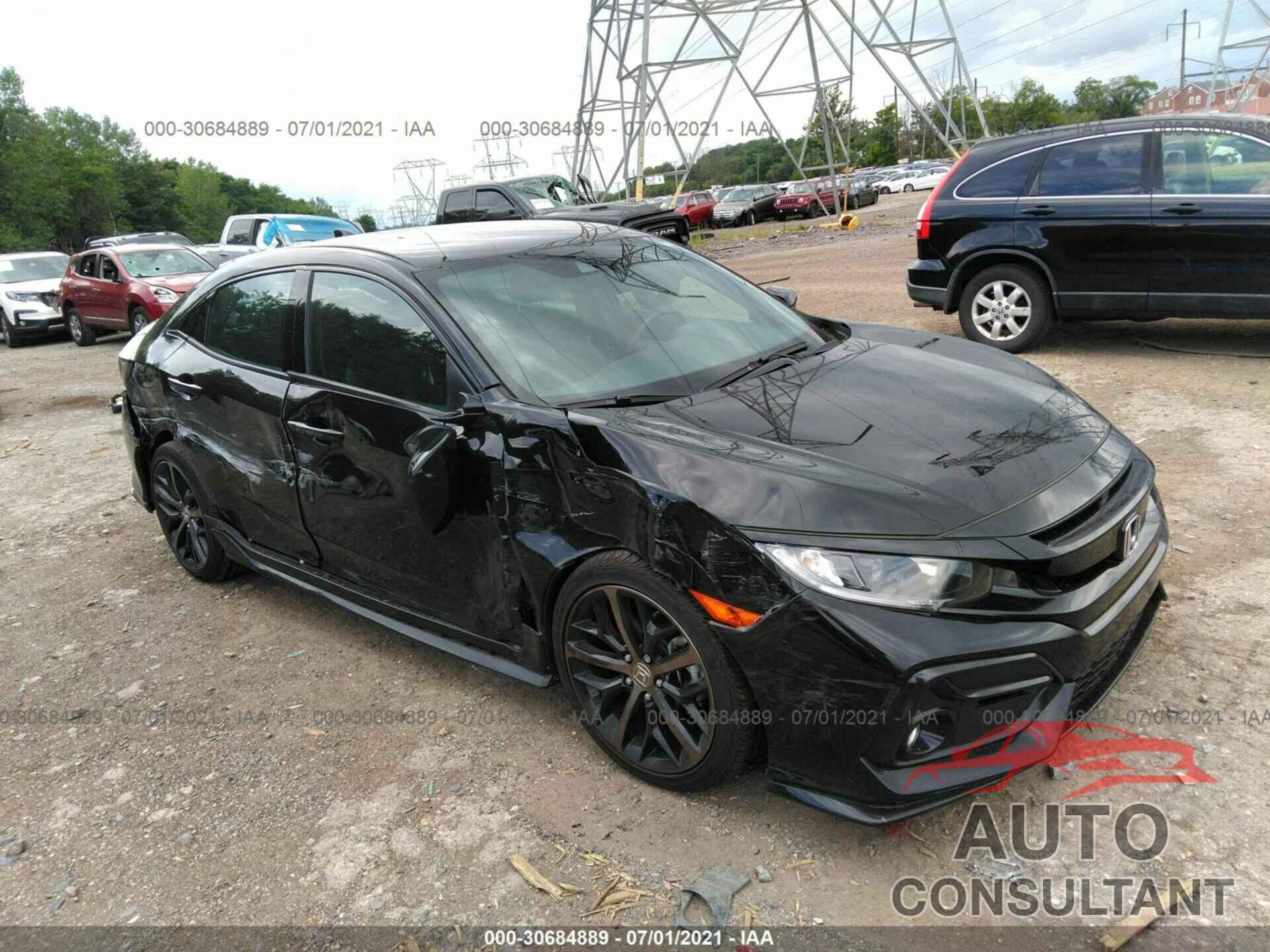 HONDA CIVIC HATCHBACK 2020 - SHHFK7H44LU421230