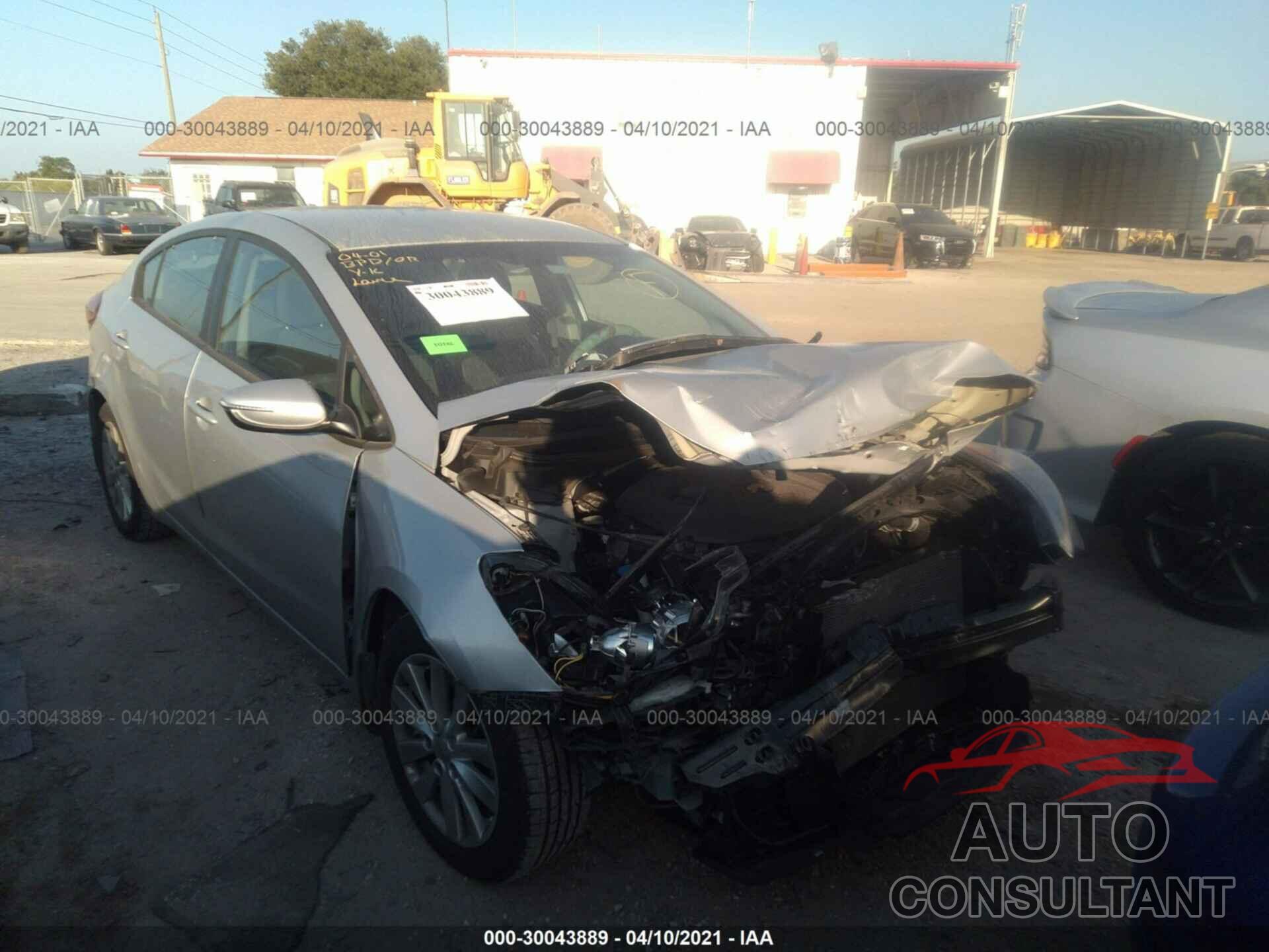 KIA FORTE 2016 - KNAFX4A62G5582208