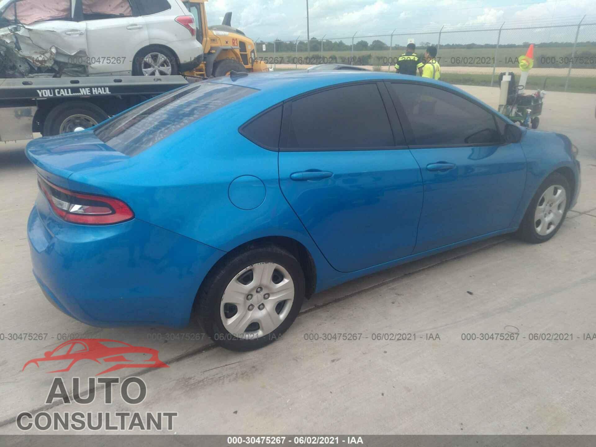 DODGE DART 2016 - 1C3CDFAA9GD531135