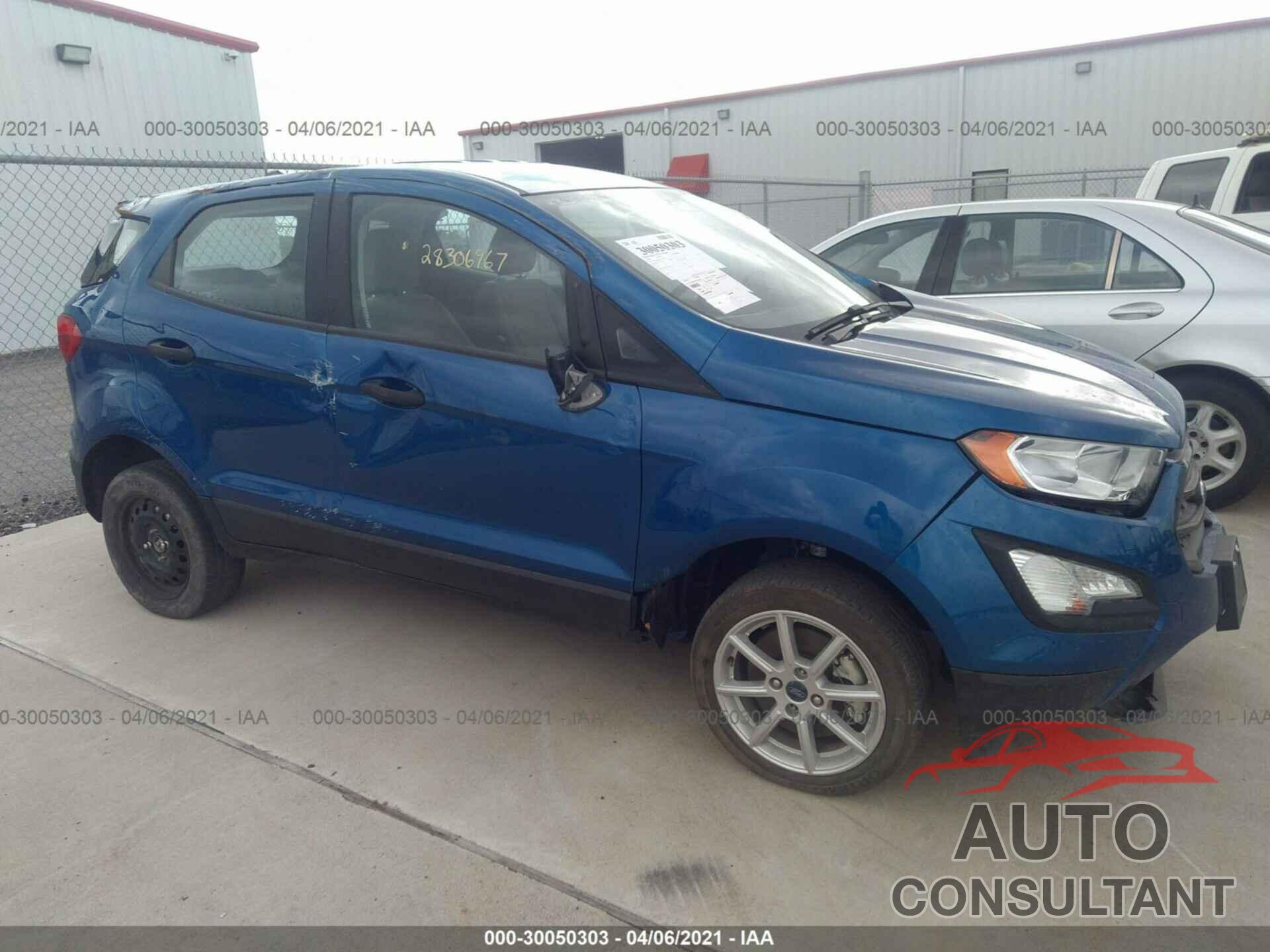 FORD ECOSPORT 2020 - MAJ6S3FL4LC356371