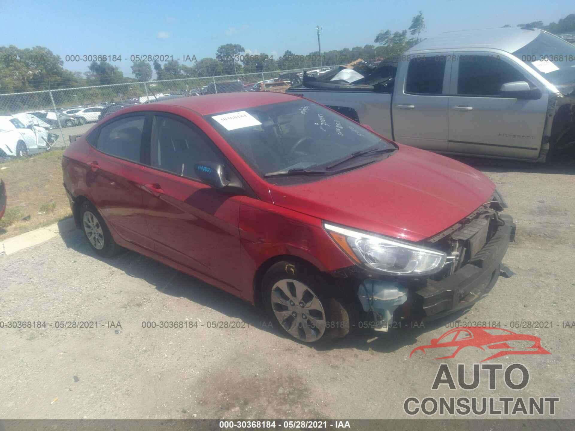 HYUNDAI ACCENT 2017 - KMHCT4AE6HU308487