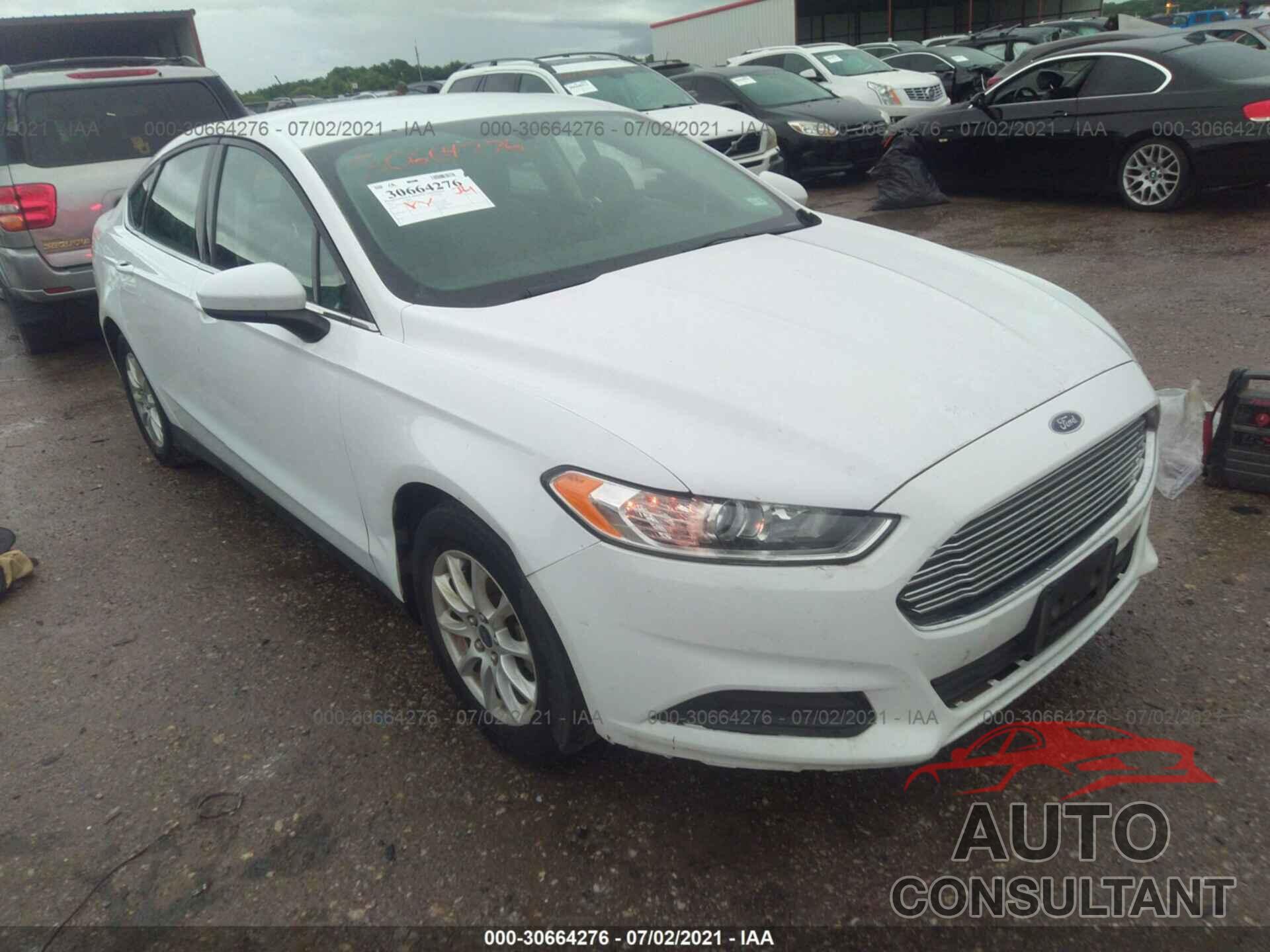 FORD FUSION 2016 - 3FA6P0G7XGR279854