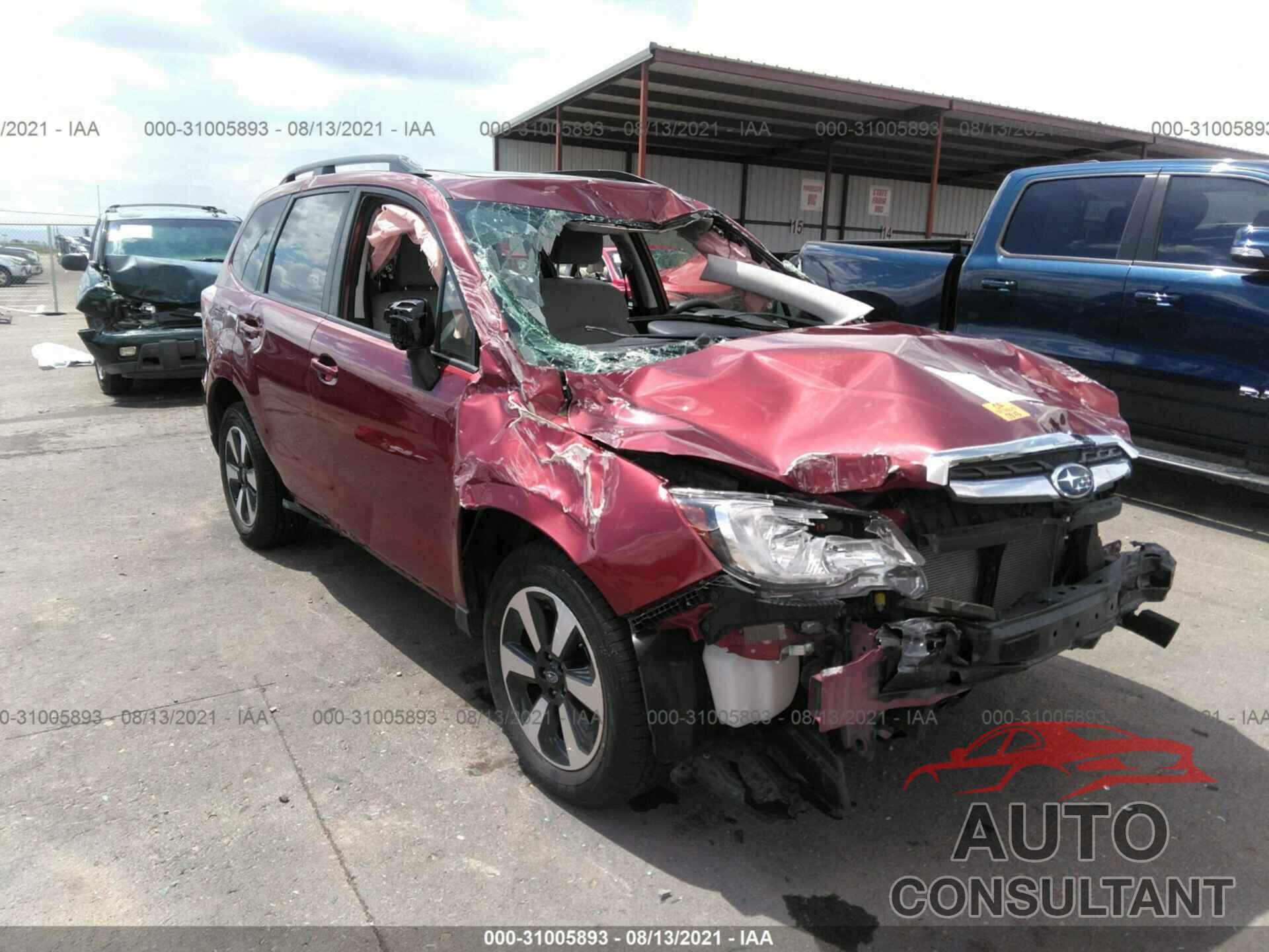 SUBARU FORESTER 2017 - JF2SJAEC4HH584660