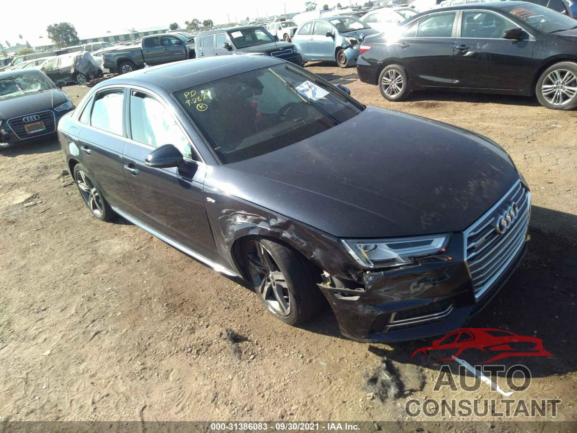 AUDI A4 2017 - WAUENAF49HN067277