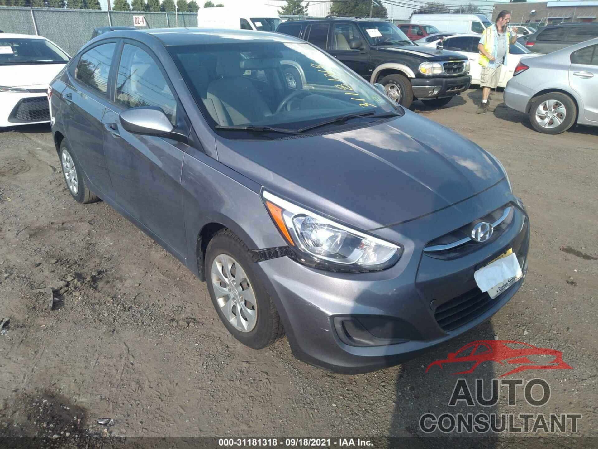 HYUNDAI ACCENT 2016 - KMHCT4AE6GU050955