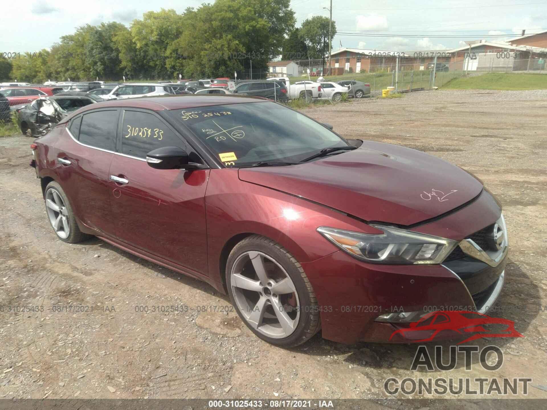 NISSAN MAXIMA 2017 - 1N4AA6AP5HC405299