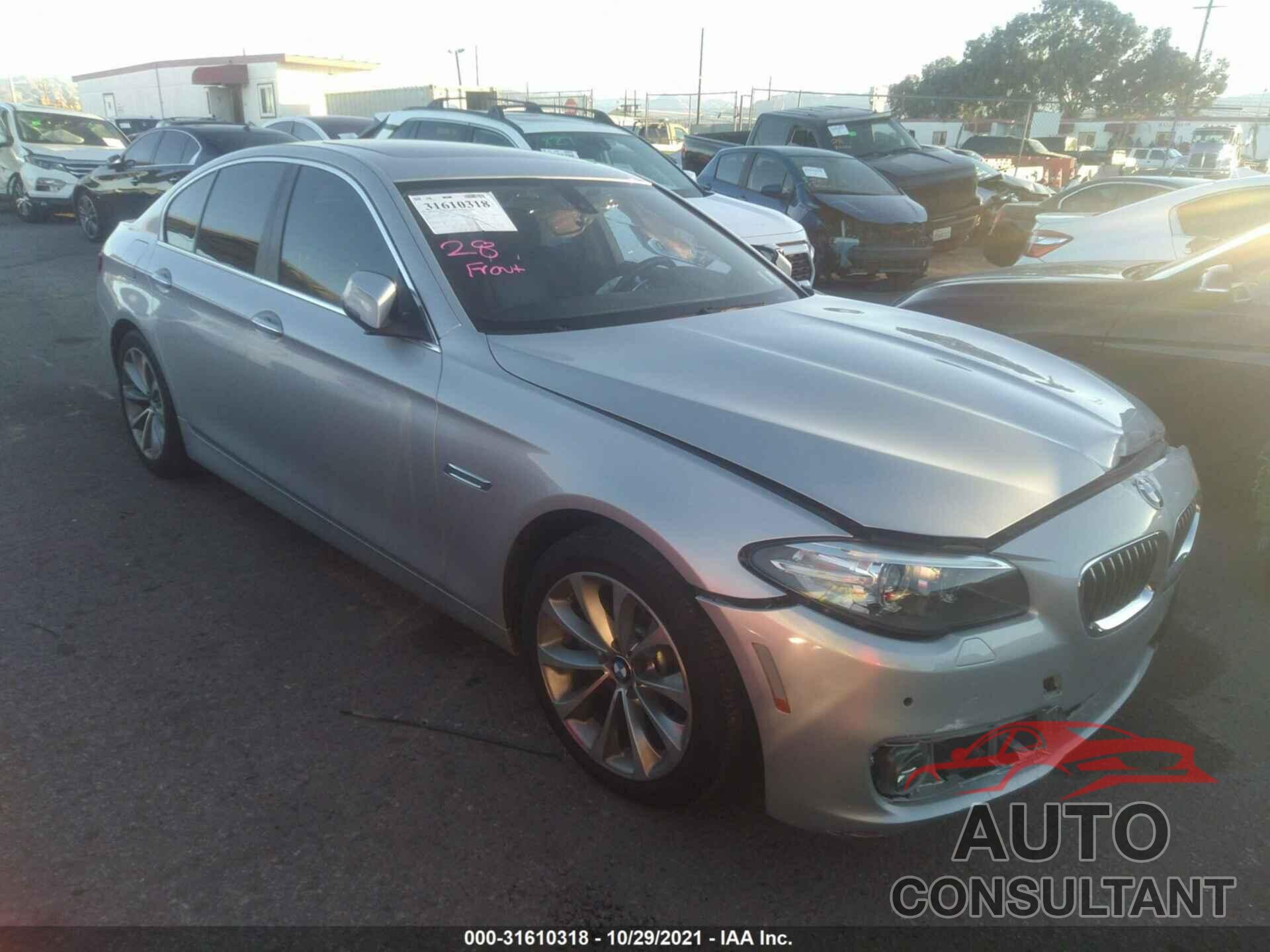 BMW 5 SERIES 2016 - WBA5A5C53GG351698