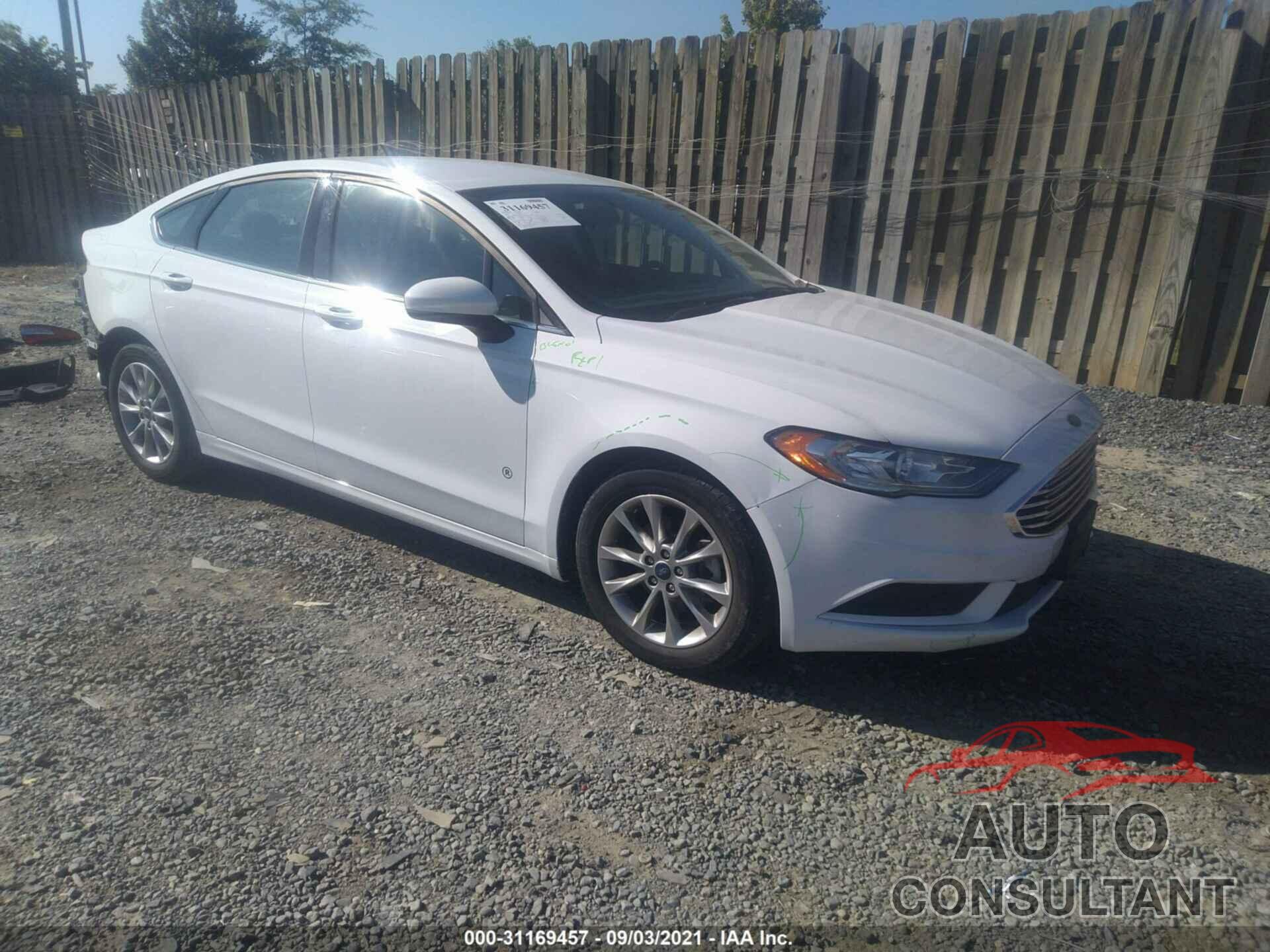 FORD FUSION 2017 - 3FA6P0H7XHR369179