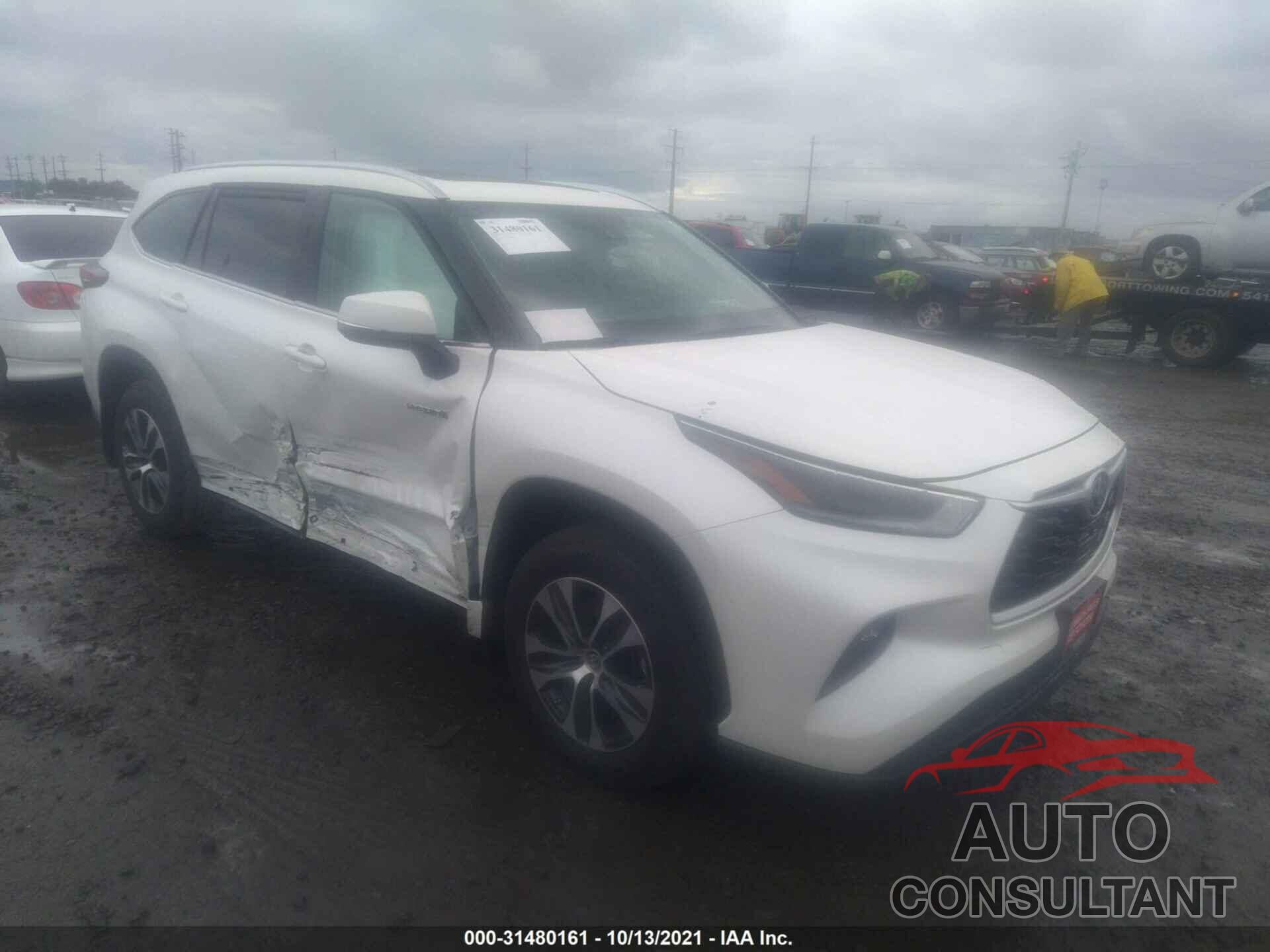 TOYOTA HIGHLANDER 2021 - 5TDGBRCH1MS060208