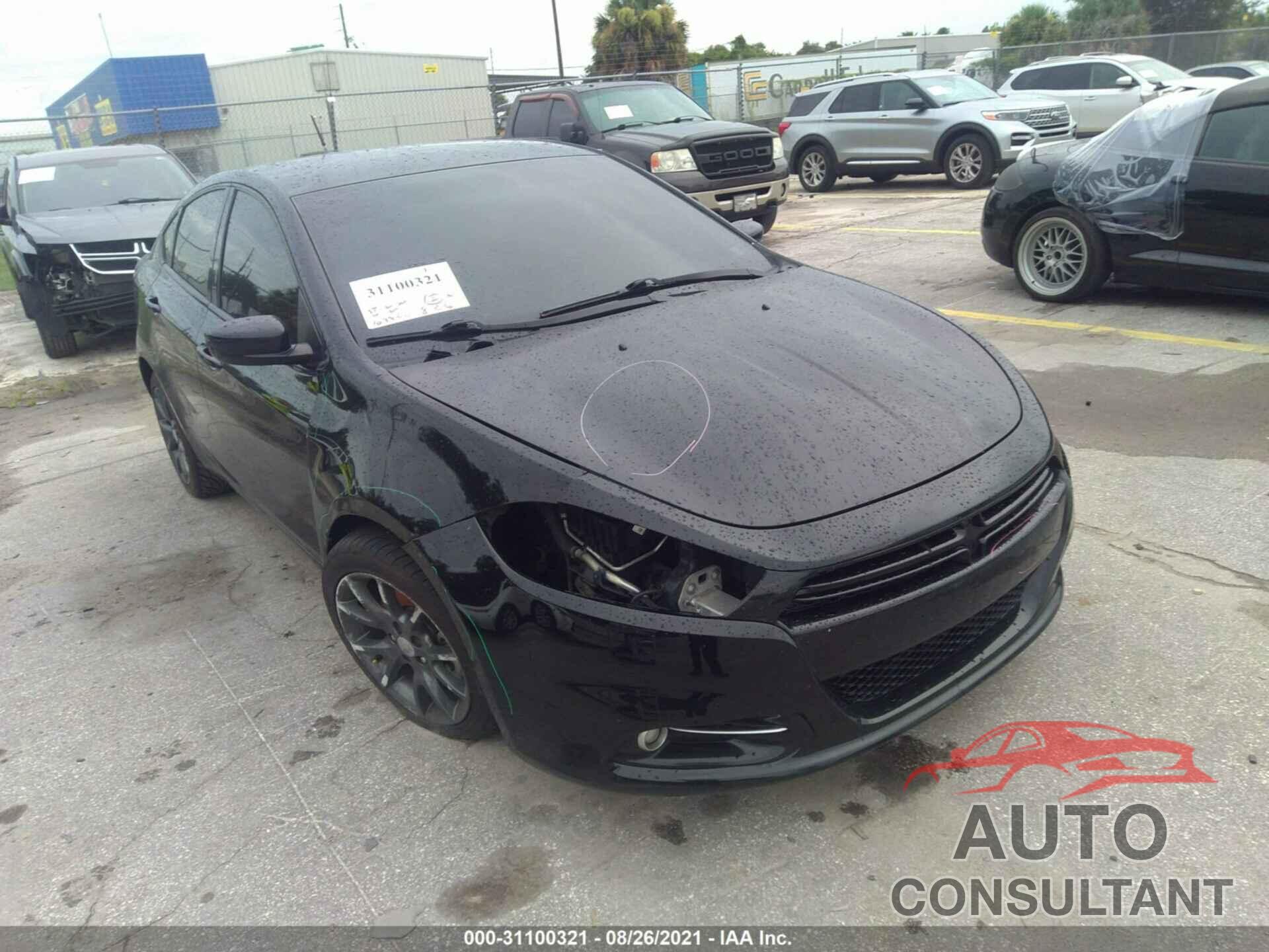 DODGE DART 2016 - 1C3CDFBB1GD530309