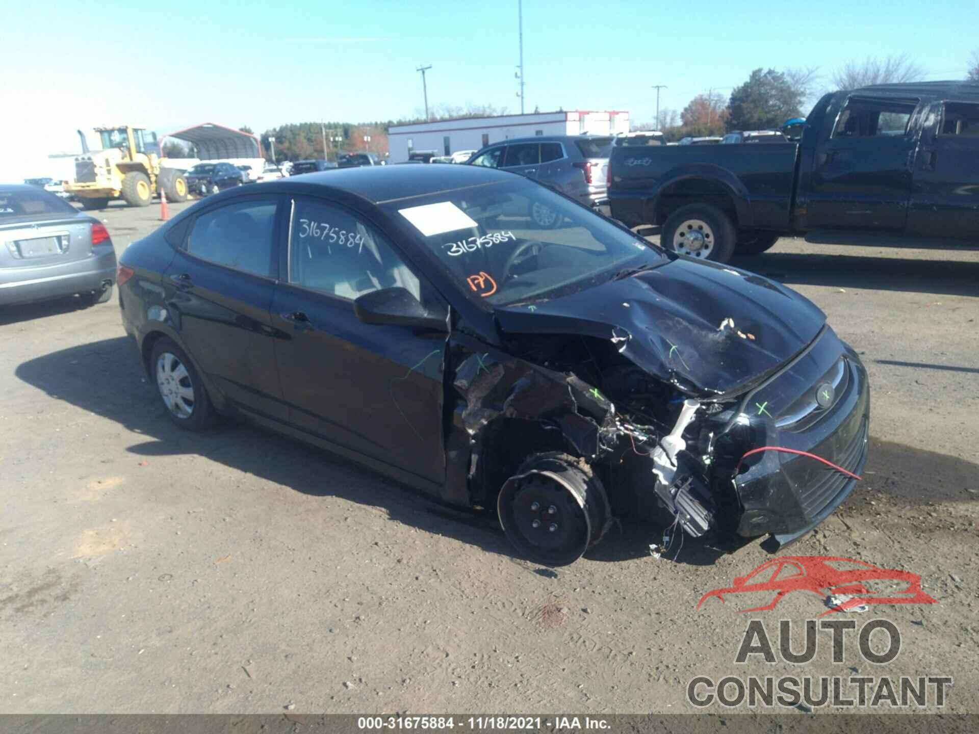 HYUNDAI ACCENT 2017 - KMHCT4AE1HU188114