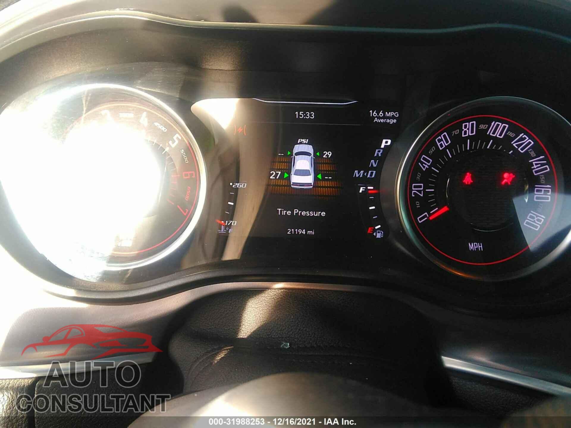 DODGE CHALLENGER 2019 - 2C3CDZFJ3KH649560
