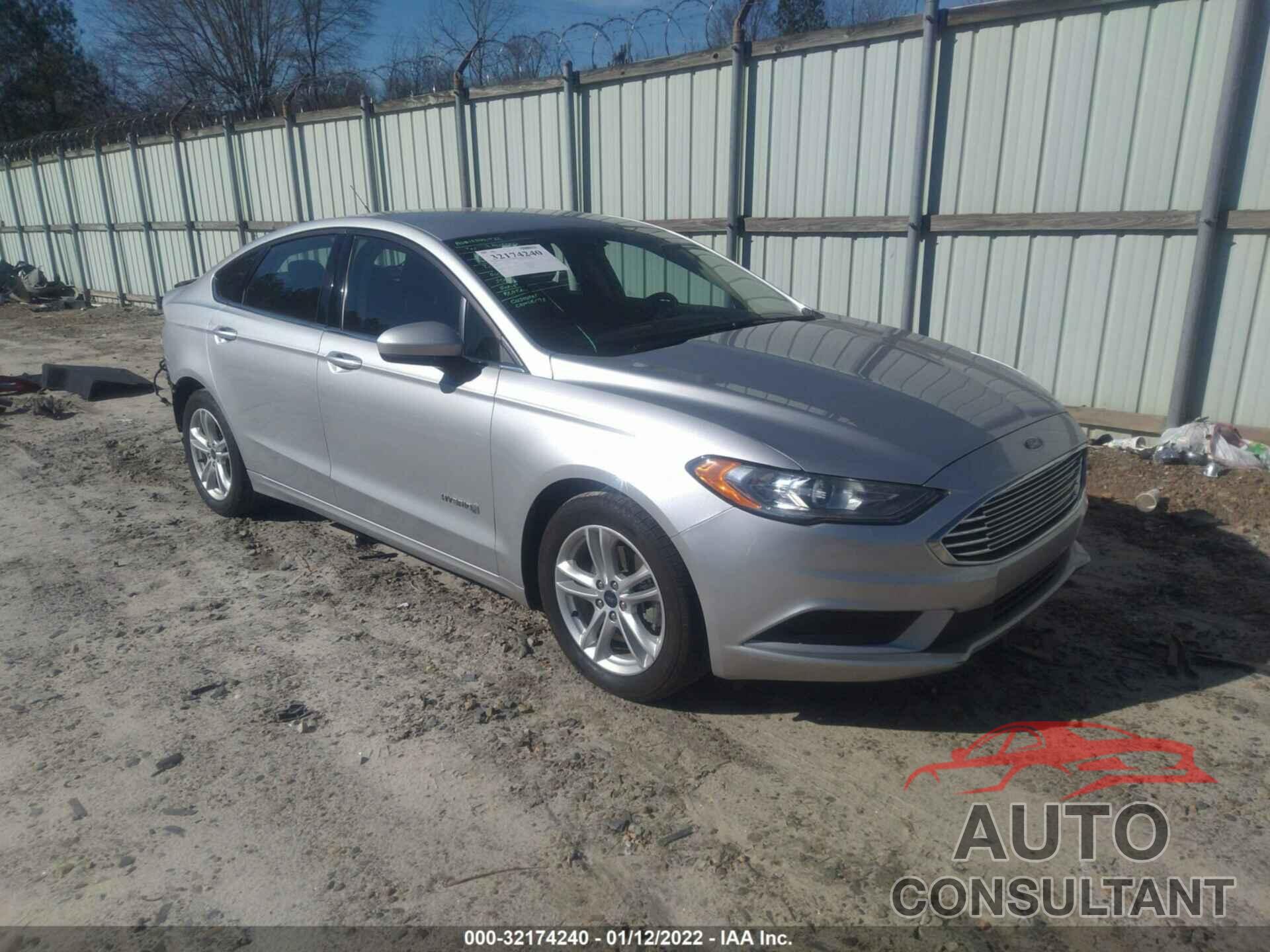 FORD FUSION HYBRID 2018 - 3FA6P0LU1JR264727