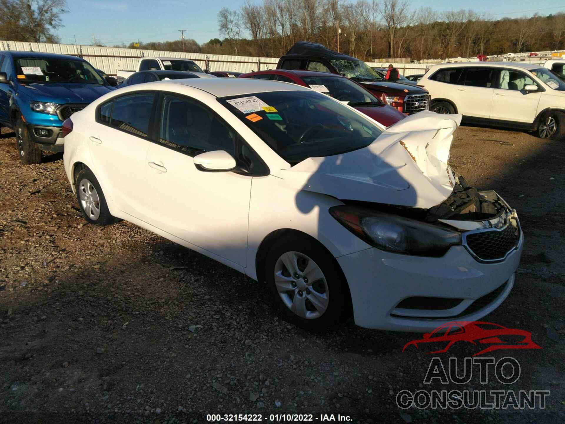 KIA FORTE 2016 - KNAFK4A69G5496635