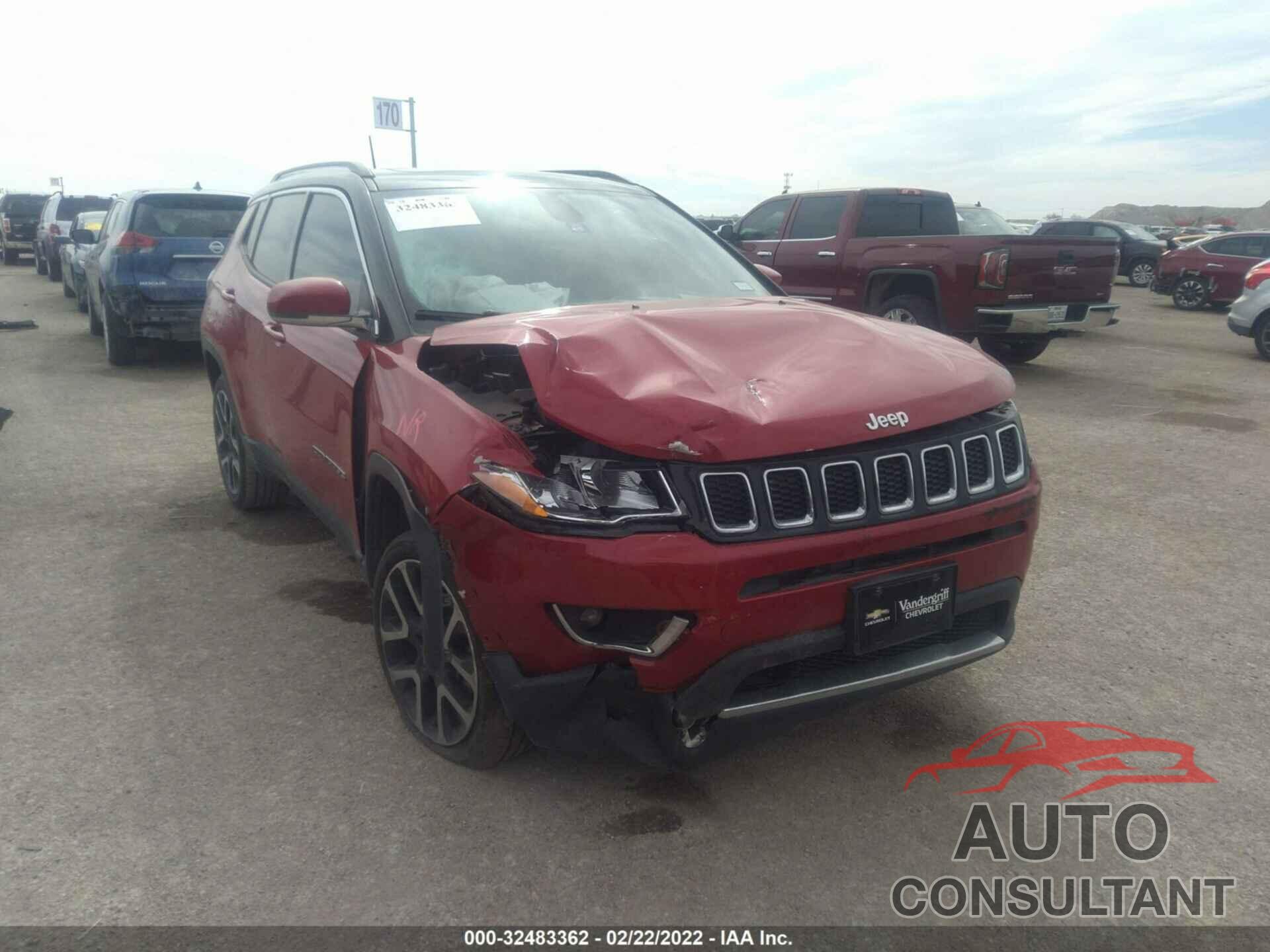 JEEP COMPASS 2018 - 3C4NJDCB6JT342760