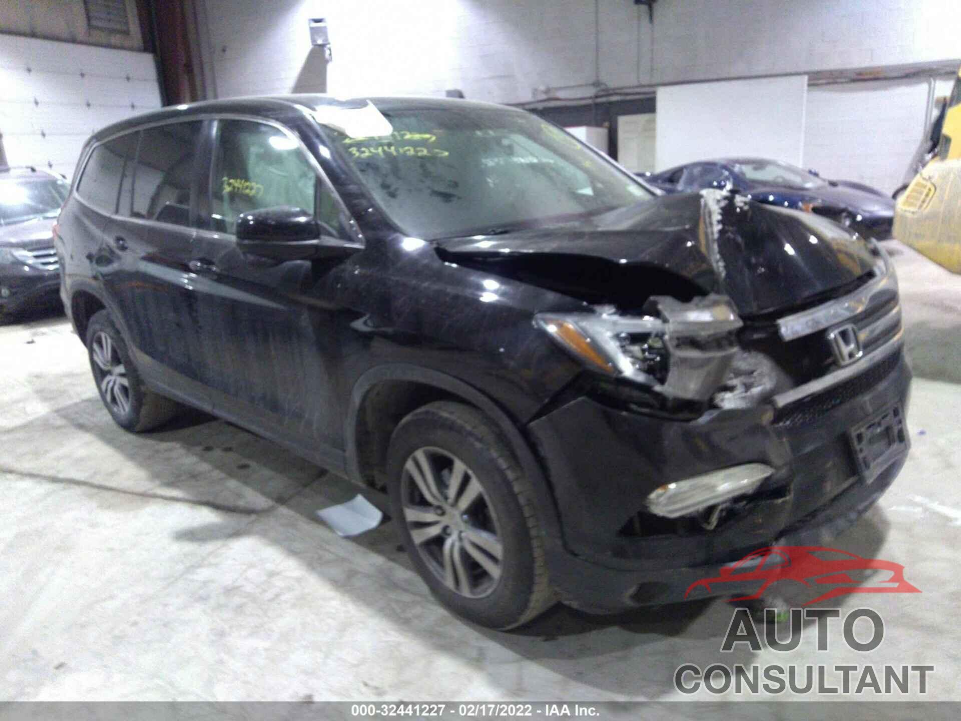 HONDA PILOT 2017 - 5FNYF6H55HB024246