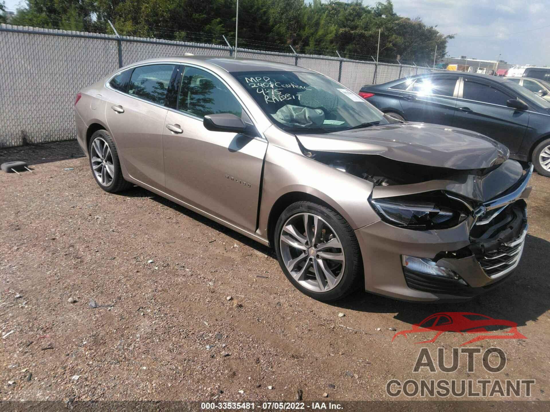 CHEVROLET MALIBU 2022 - 1G1ZD5ST2NF114188