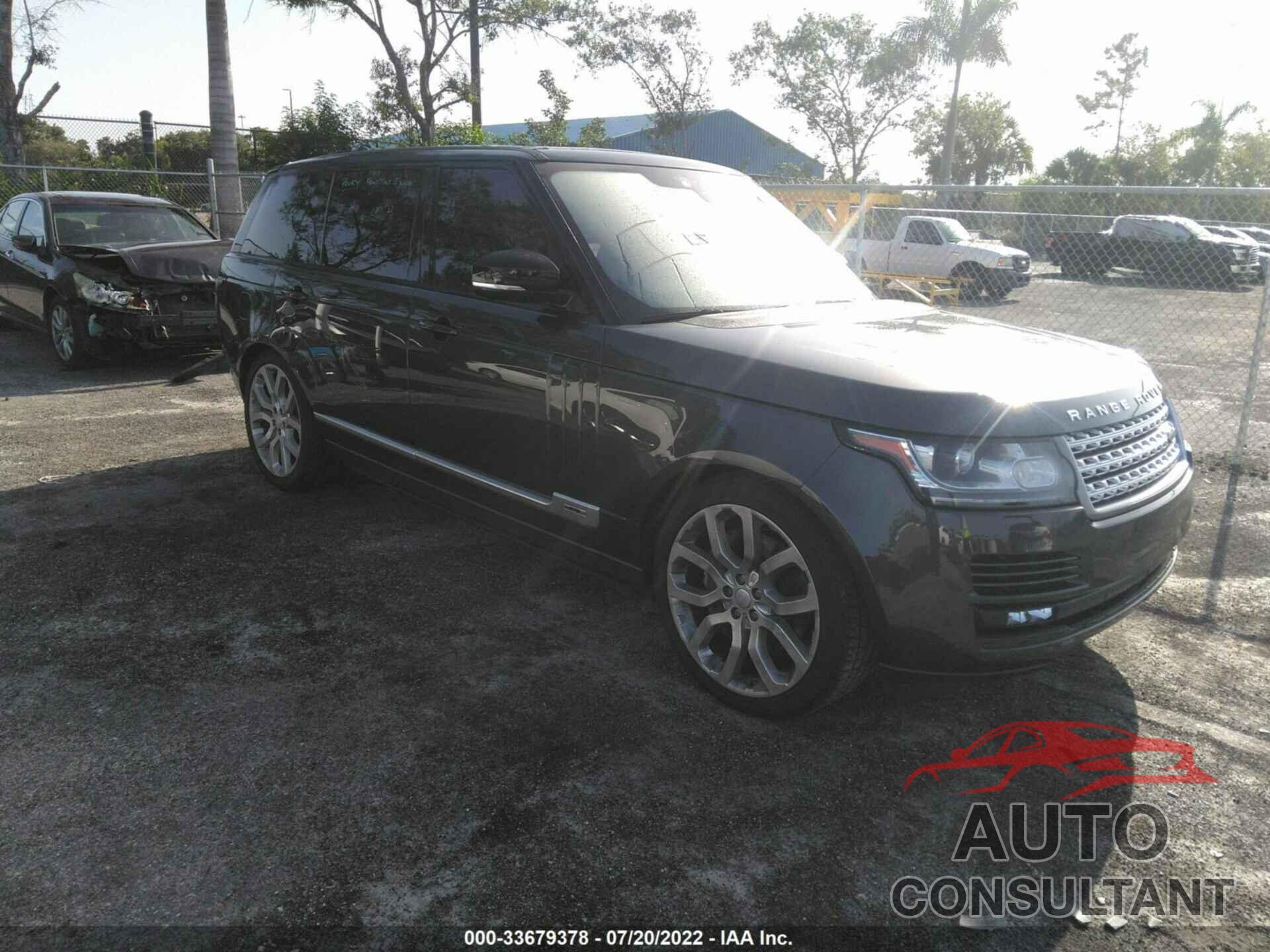 LAND ROVER RANGE ROVER 2017 - SALGS5FE5HA339053