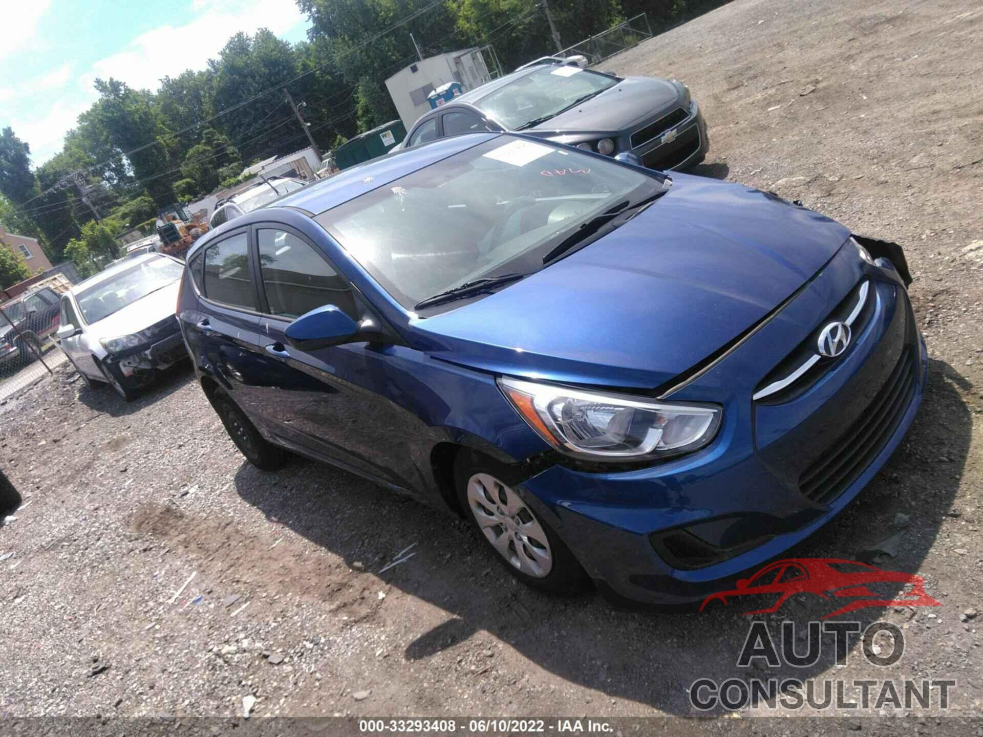 HYUNDAI ACCENT 2016 - KMHCT5AEXGU237718