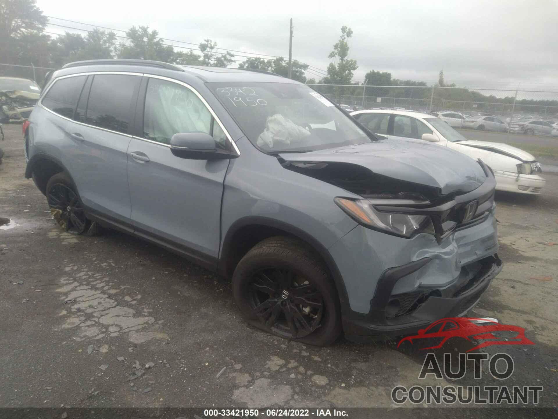 HONDA PILOT 2022 - 5FNYF6H21NB037478