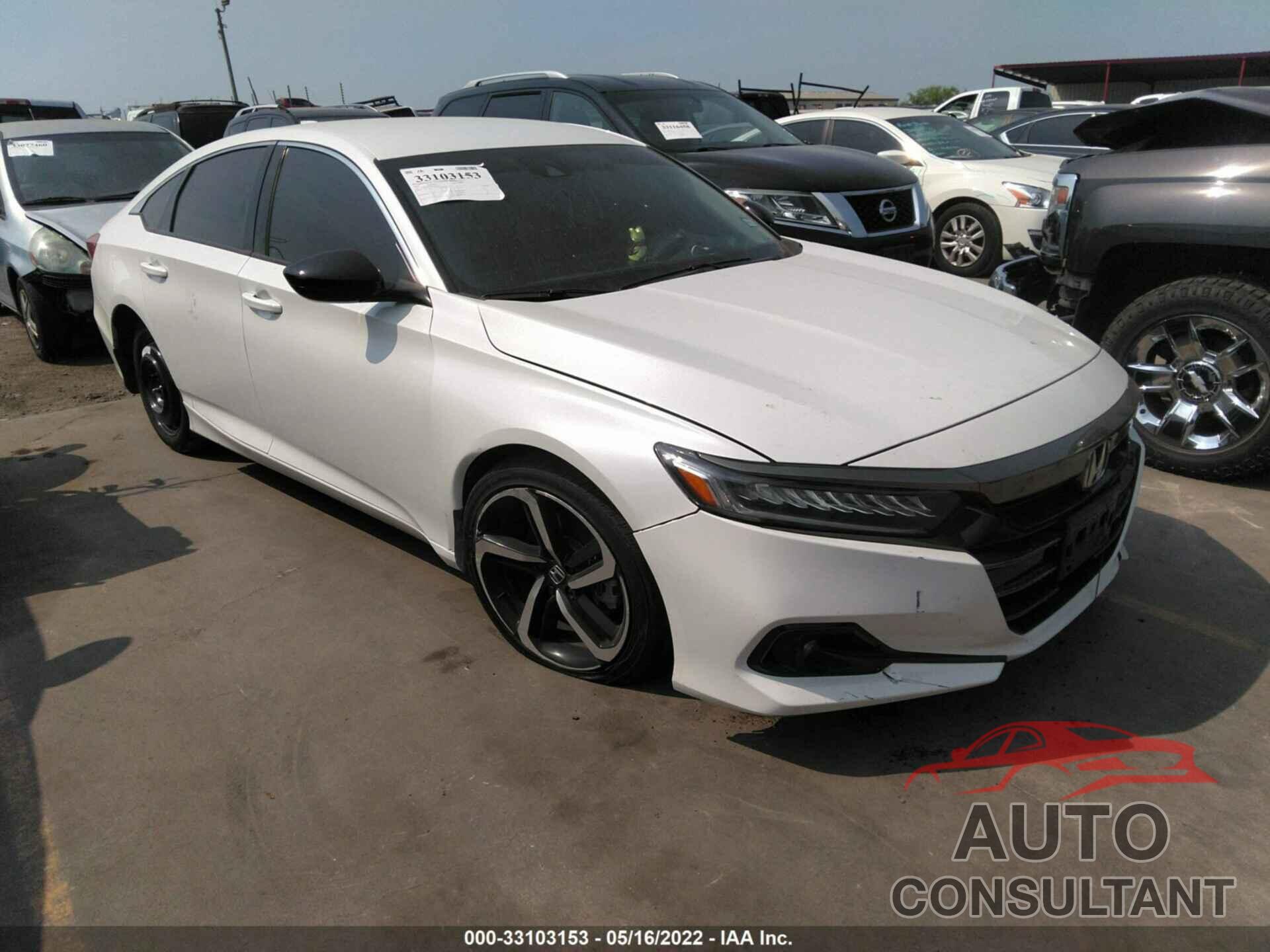 HONDA ACCORD SEDAN 2021 - 1HGCV1F4XMA075045