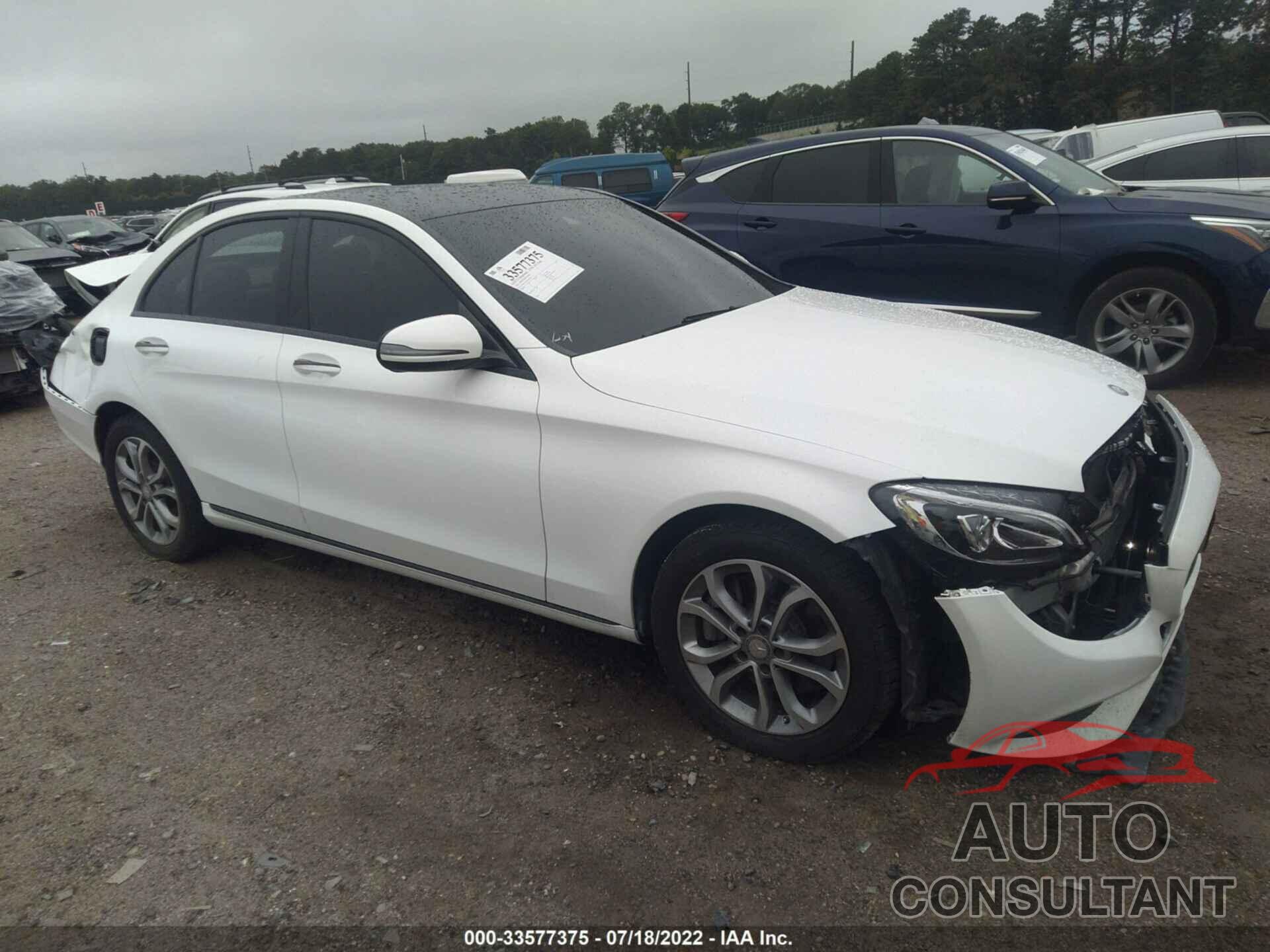 MERCEDES-BENZ C-CLASS 2016 - 55SWF4KB3GU121209