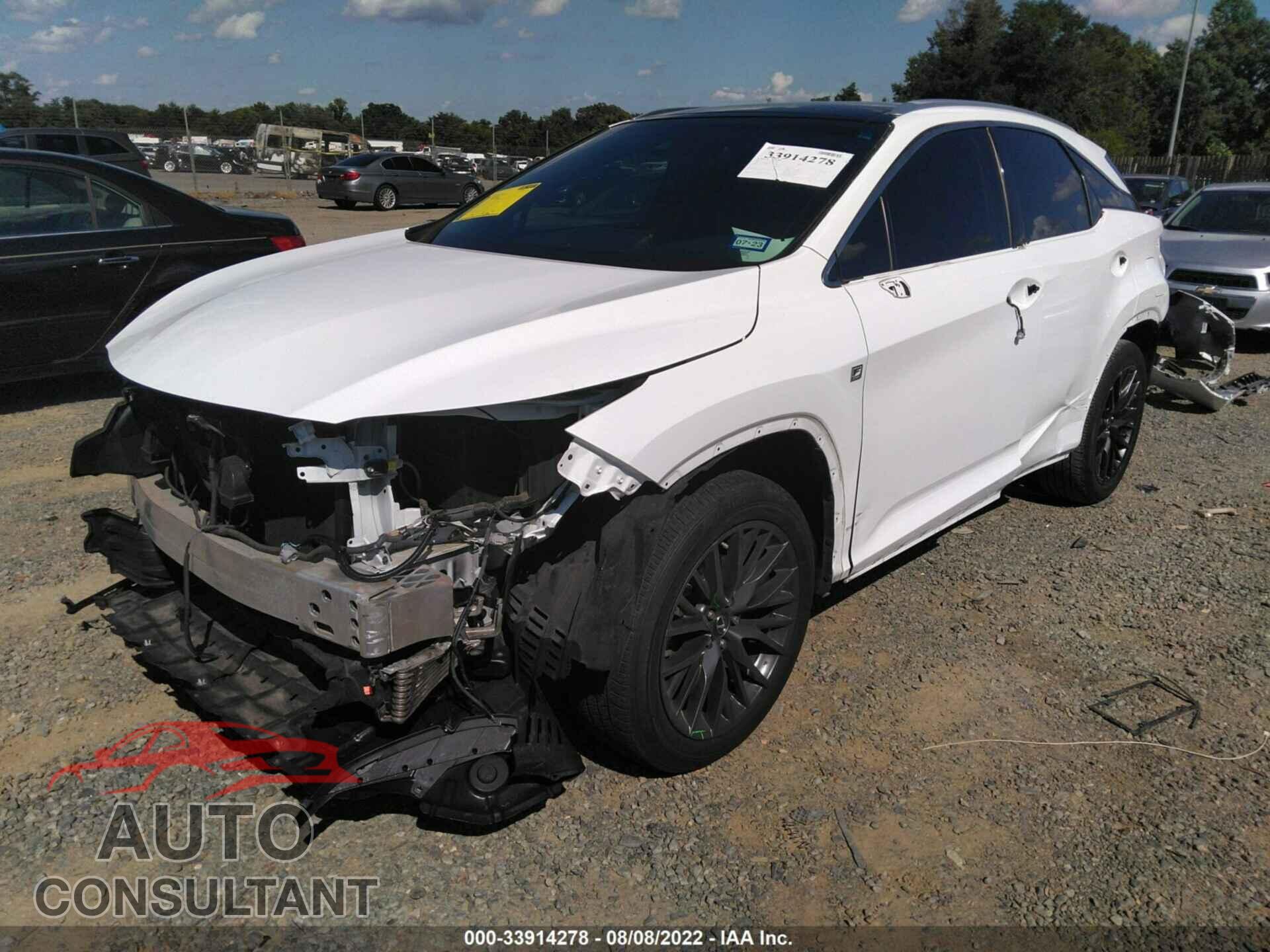 LEXUS RX 2017 - 2T2ZZMCAXHC035585