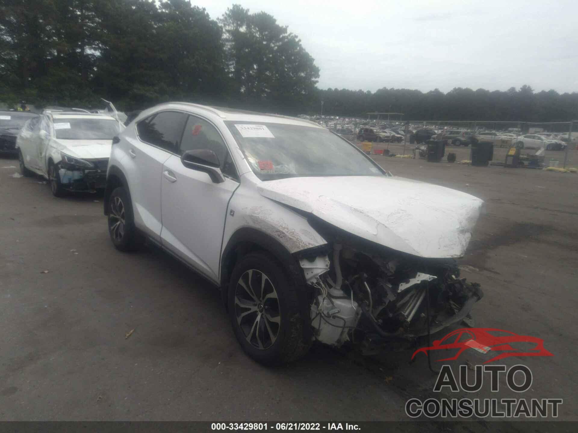 LEXUS NX 200T 2016 - JTJBARBZ9G2086586