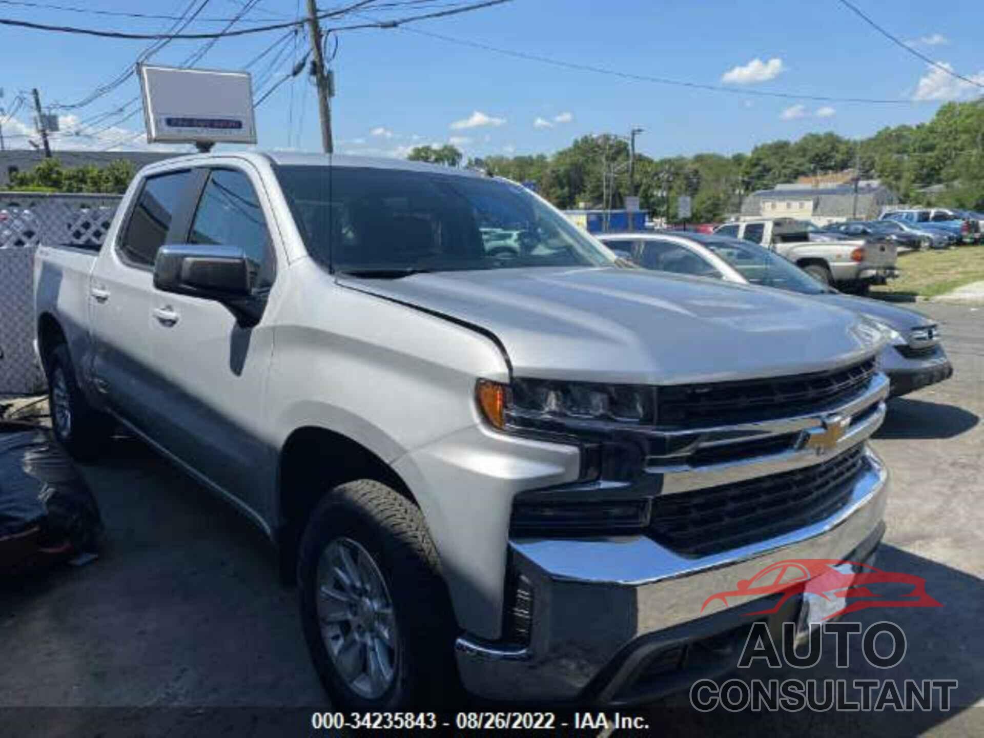 CHEVROLET SILVERADO 1500 2020 - 1GCUYDED6LZ128921