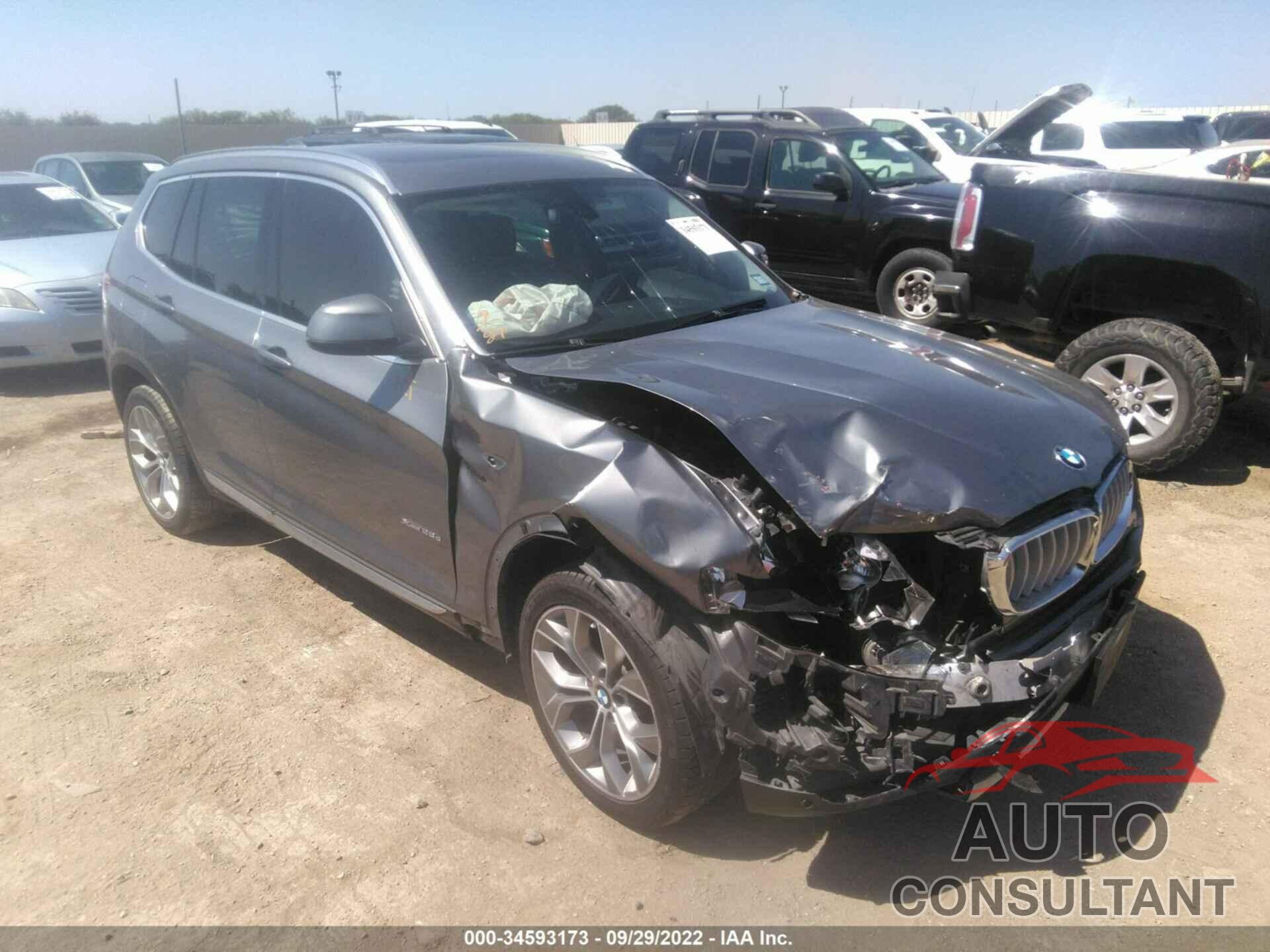 BMW X3 2016 - 5UXWY3C55G0N88580