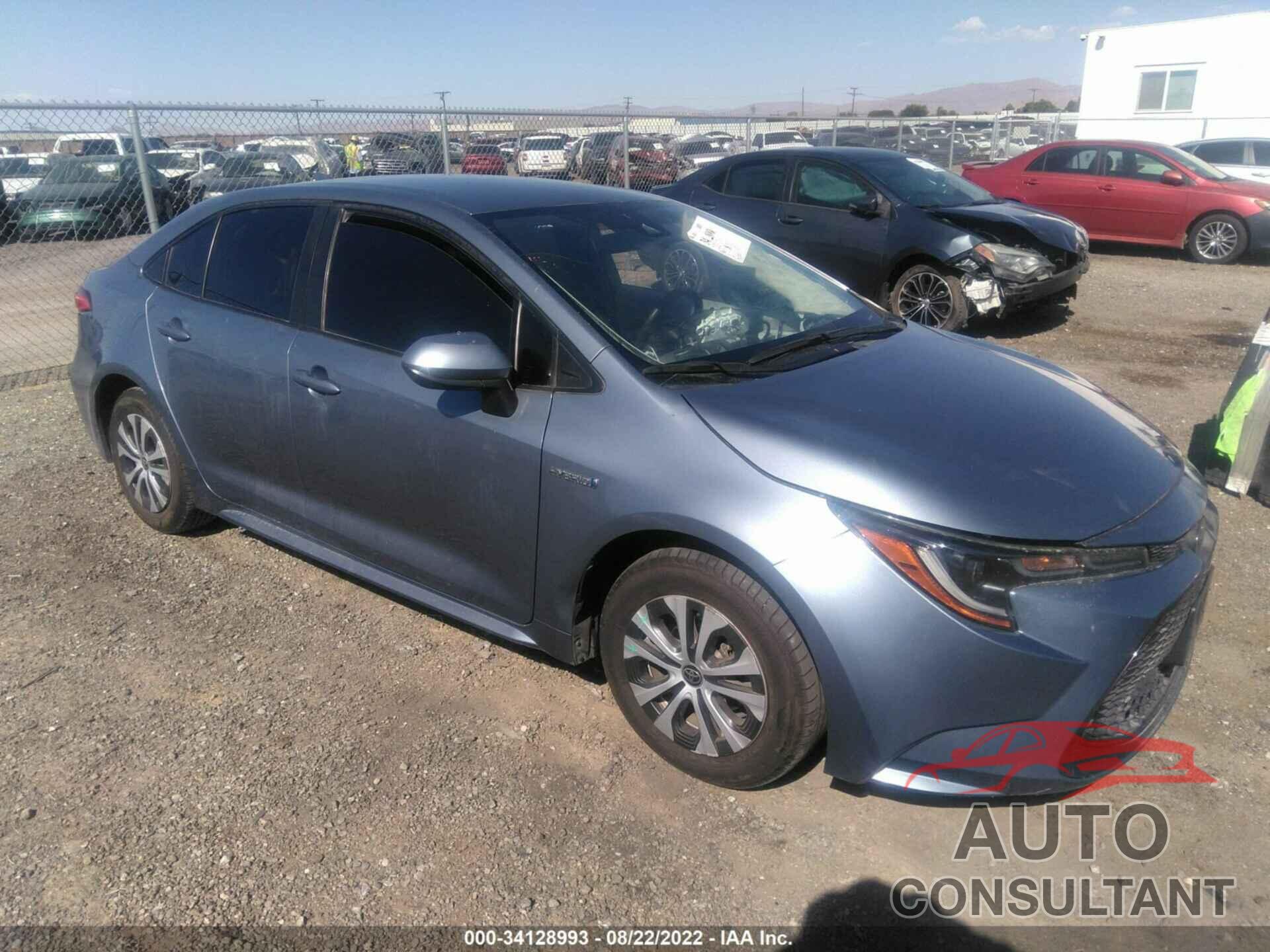 TOYOTA COROLLA 2020 - JTDEBRBE9LJ004107